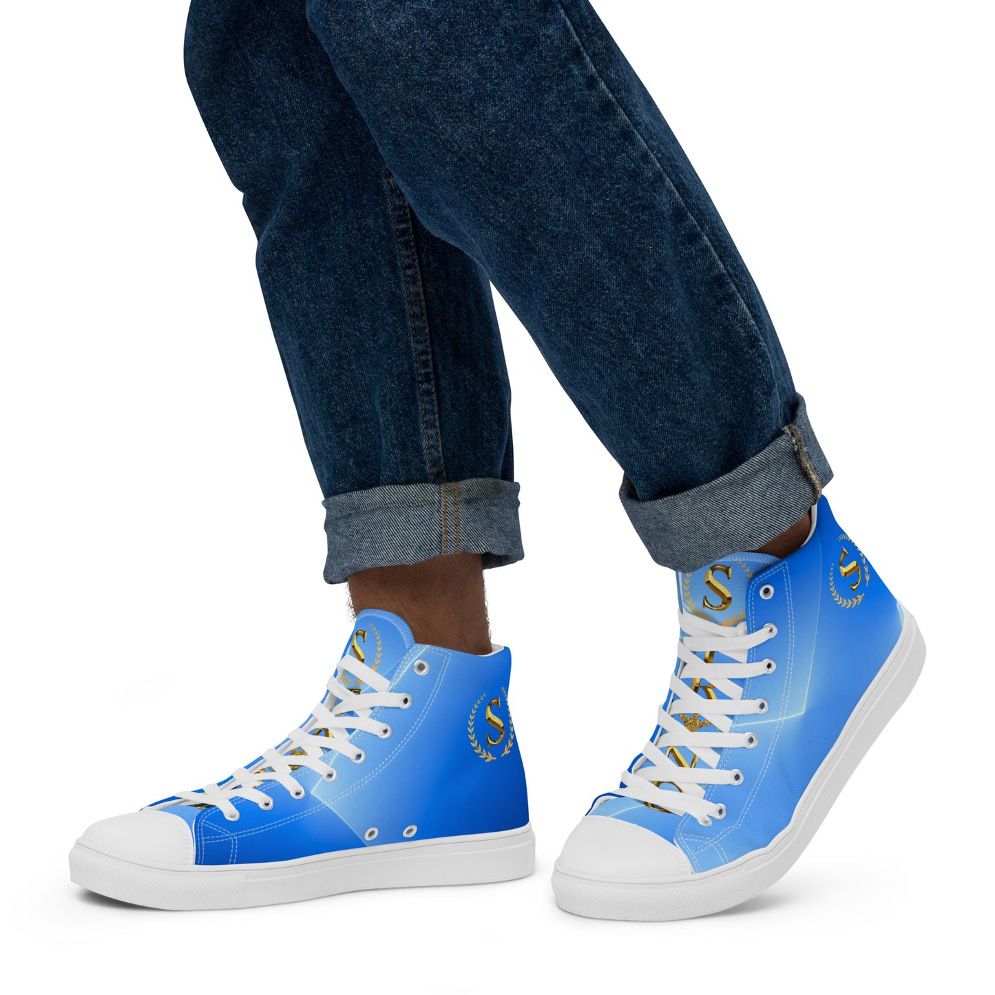 Men’s high top canvas shoes