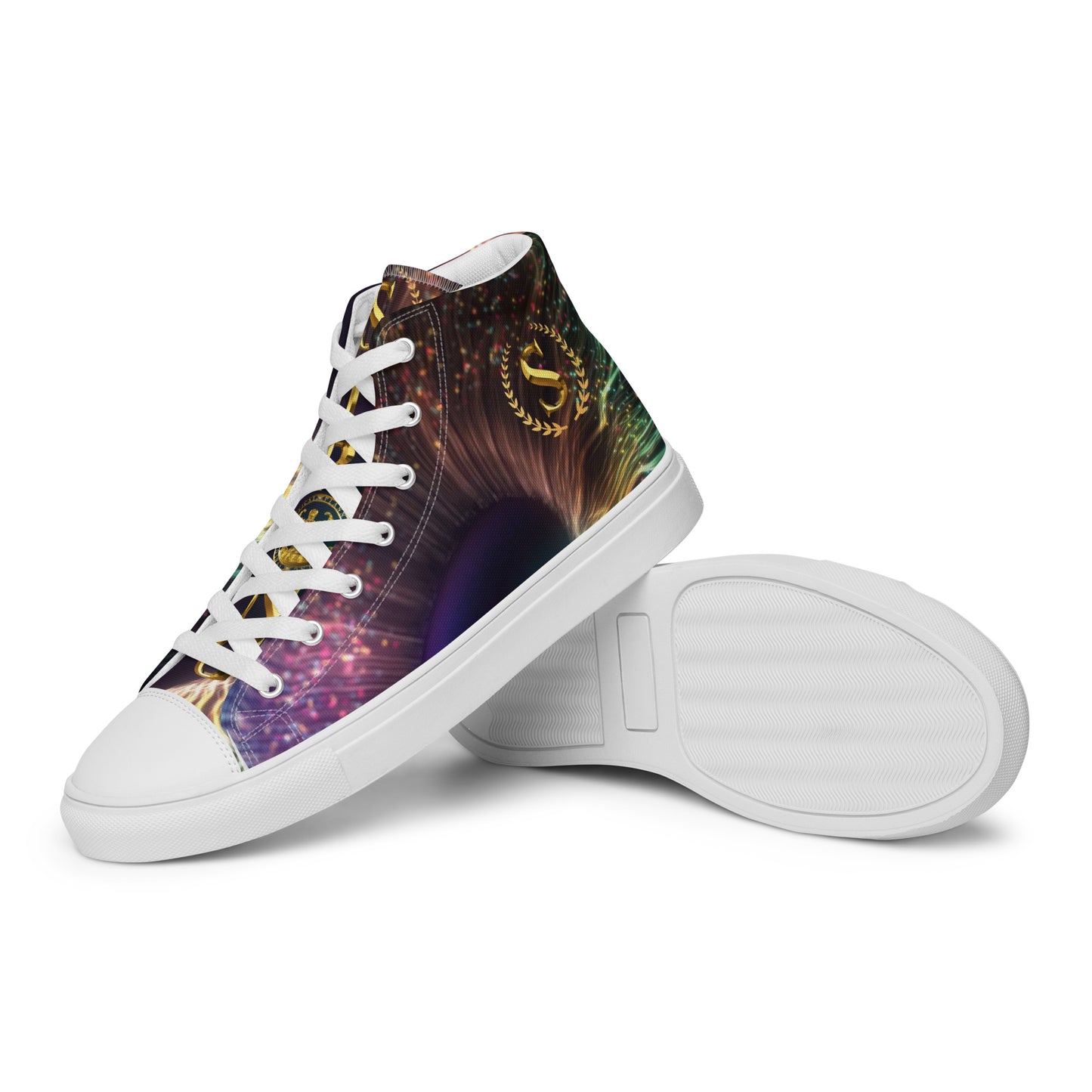 Men’s high top canvas shoes