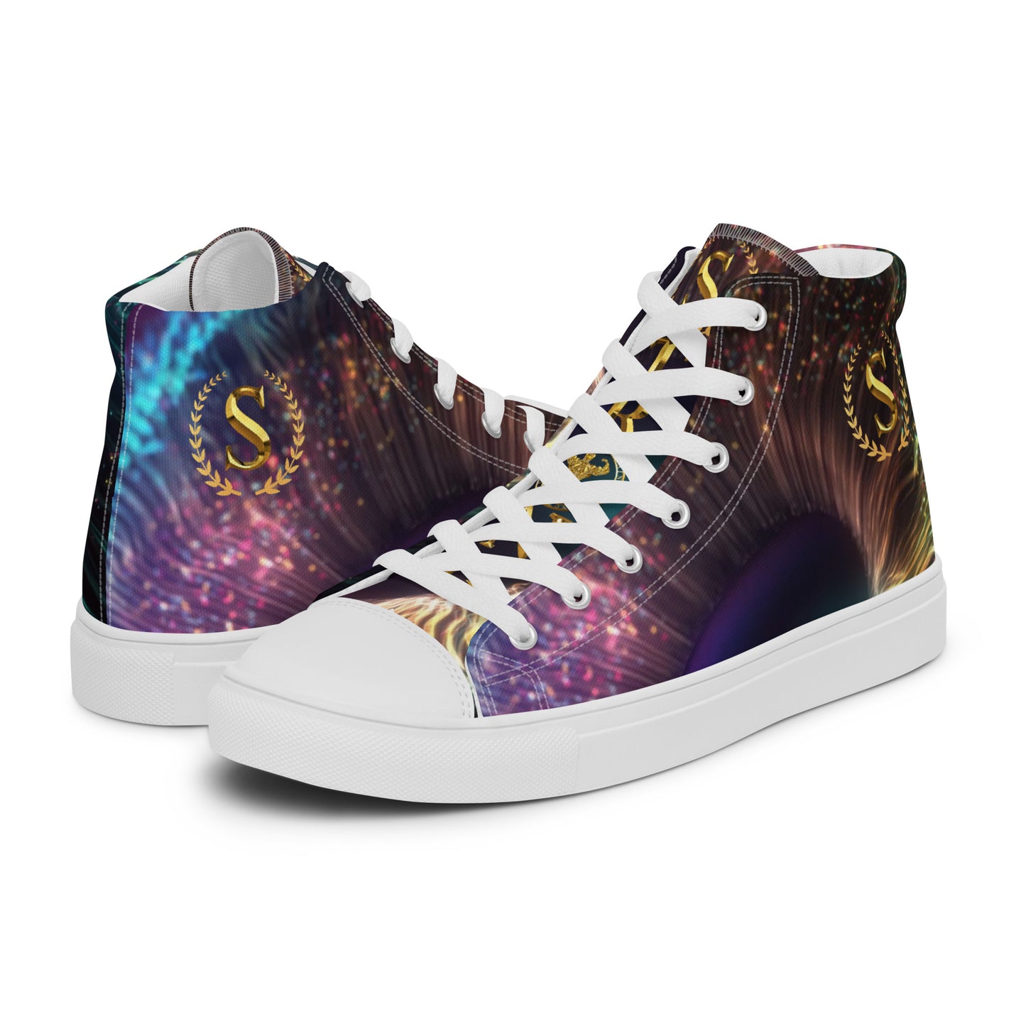 Men’s high top canvas shoes