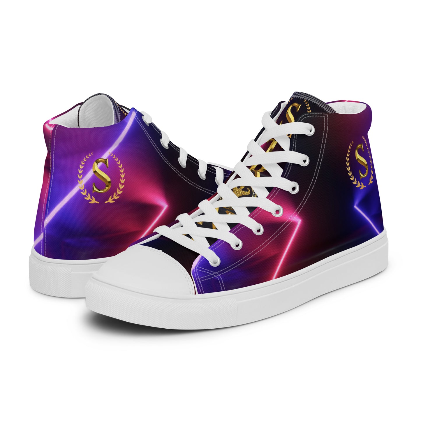 Men’s high top canvas shoes