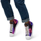 Men’s high top canvas shoes