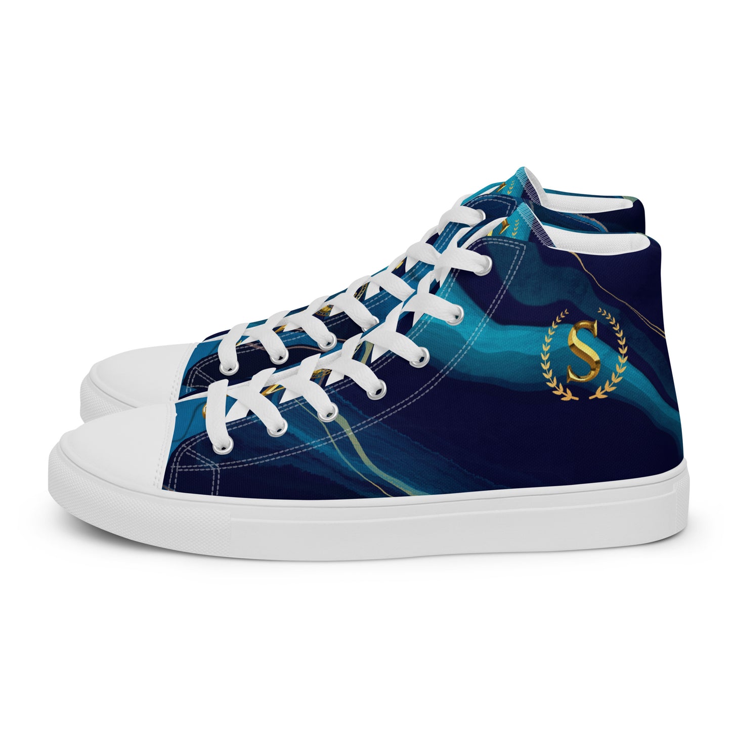 Men’s high top canvas shoes