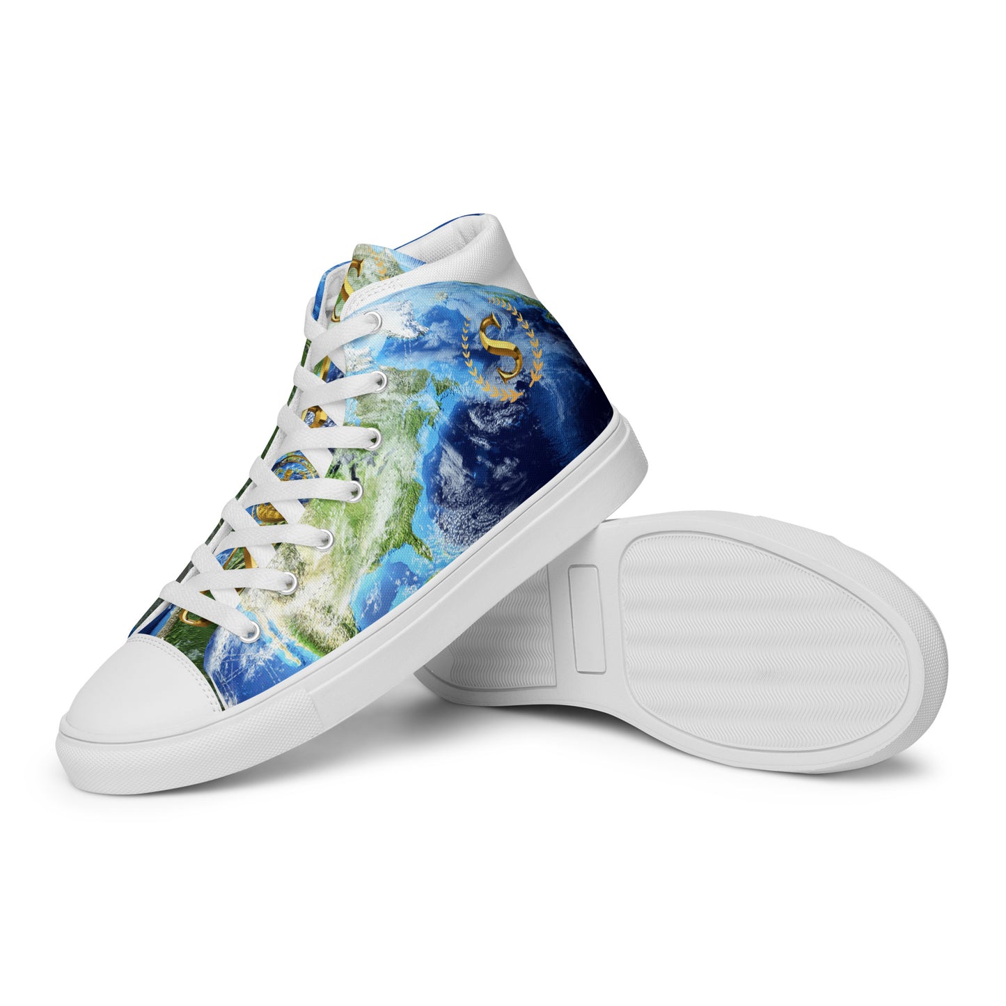 Men’s high top canvas shoes