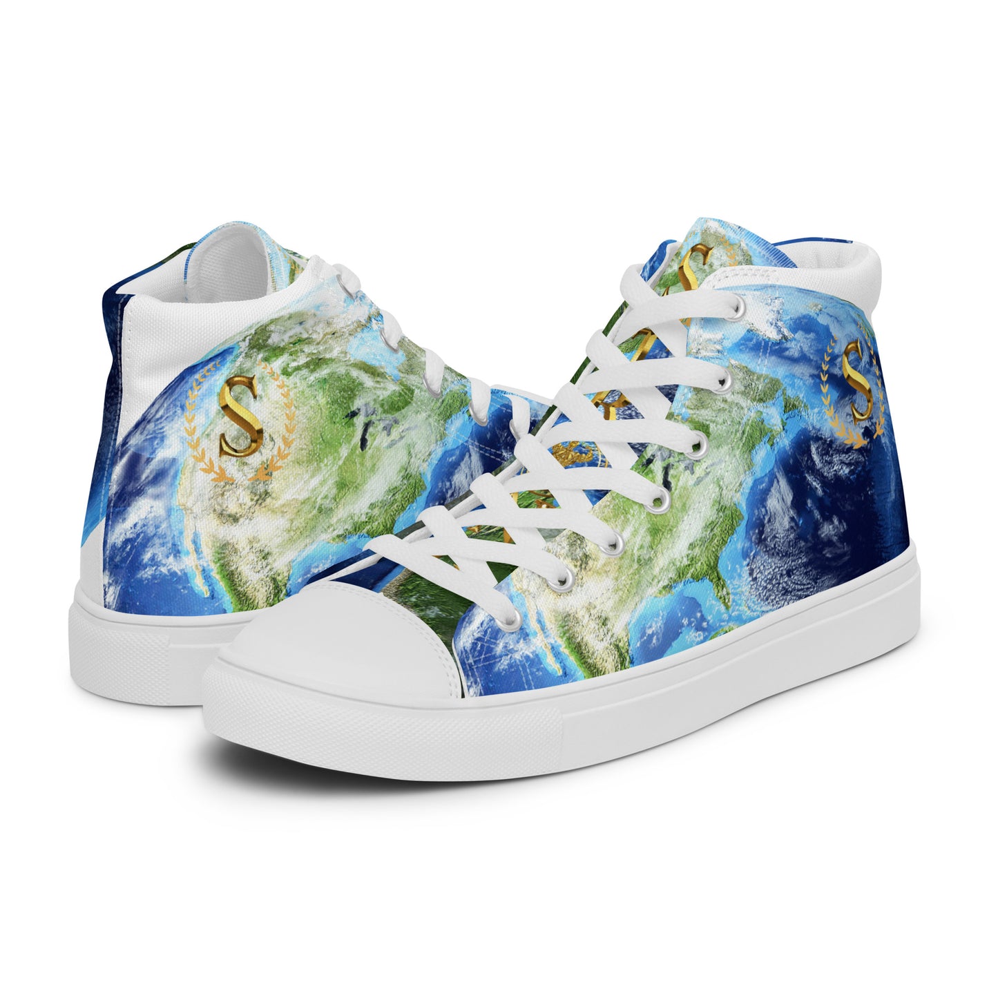 Men’s high top canvas shoes