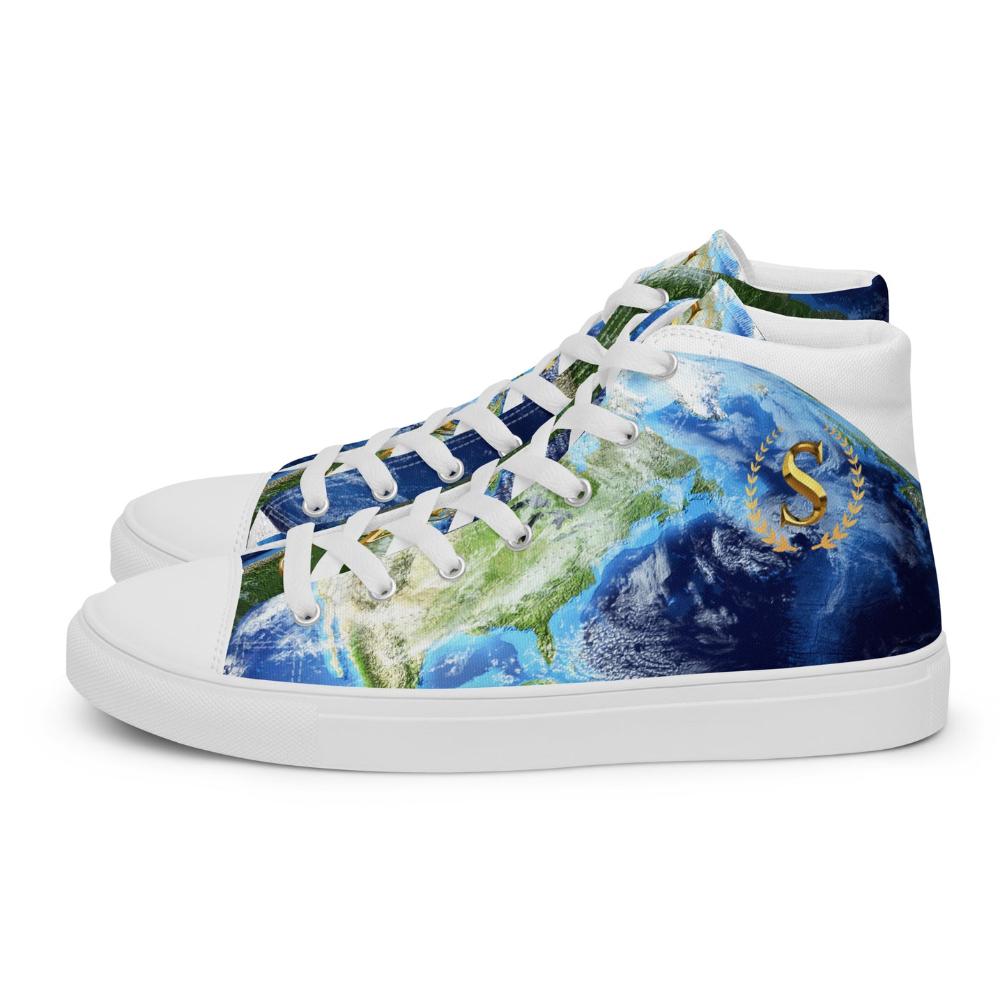 Men’s high top canvas shoes