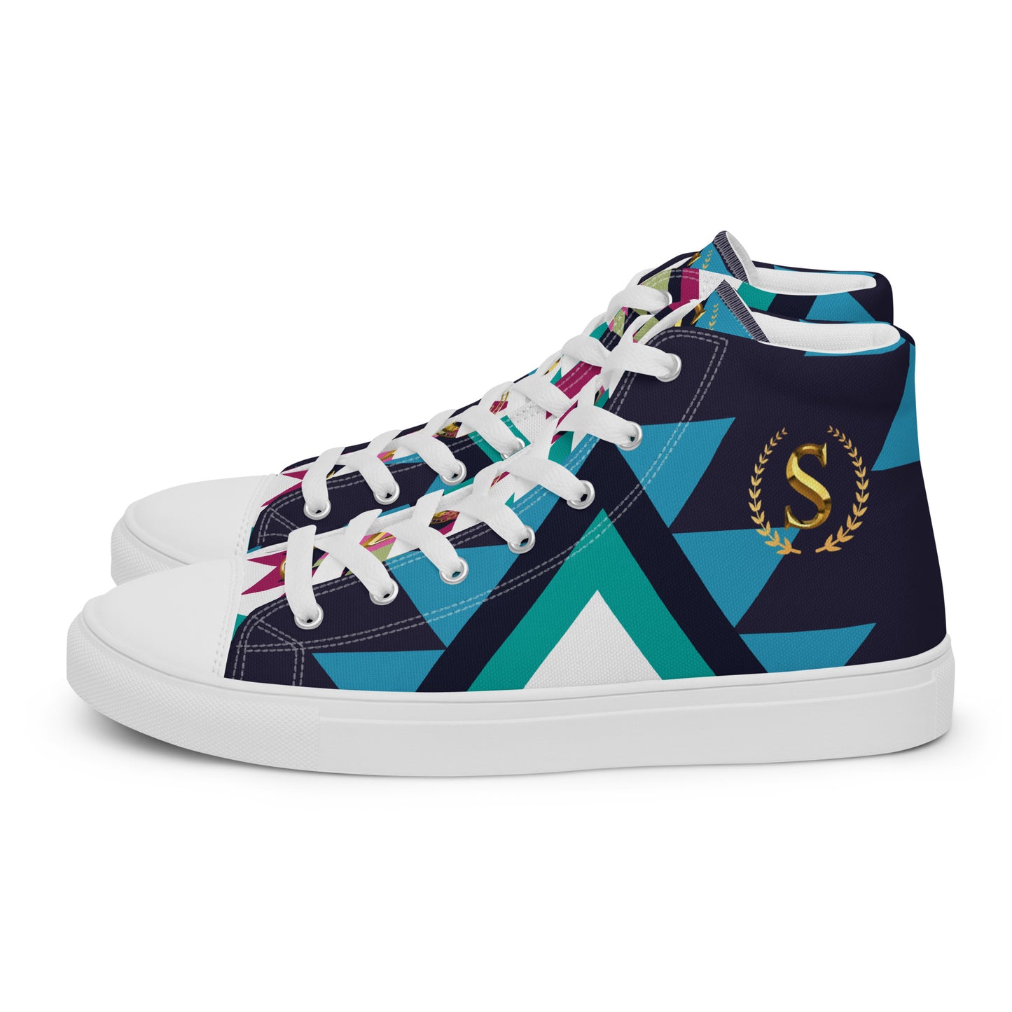 Men’s high top canvas shoes