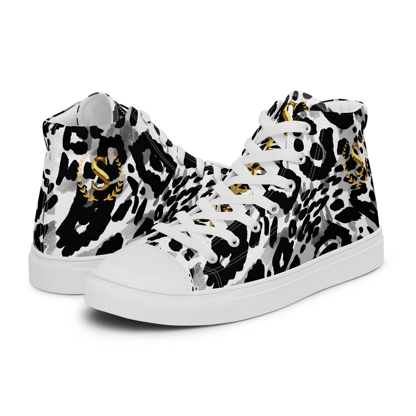 Men’s high top canvas shoes