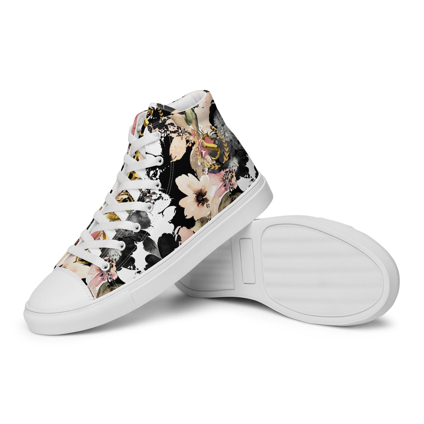 Men’s high top canvas shoes