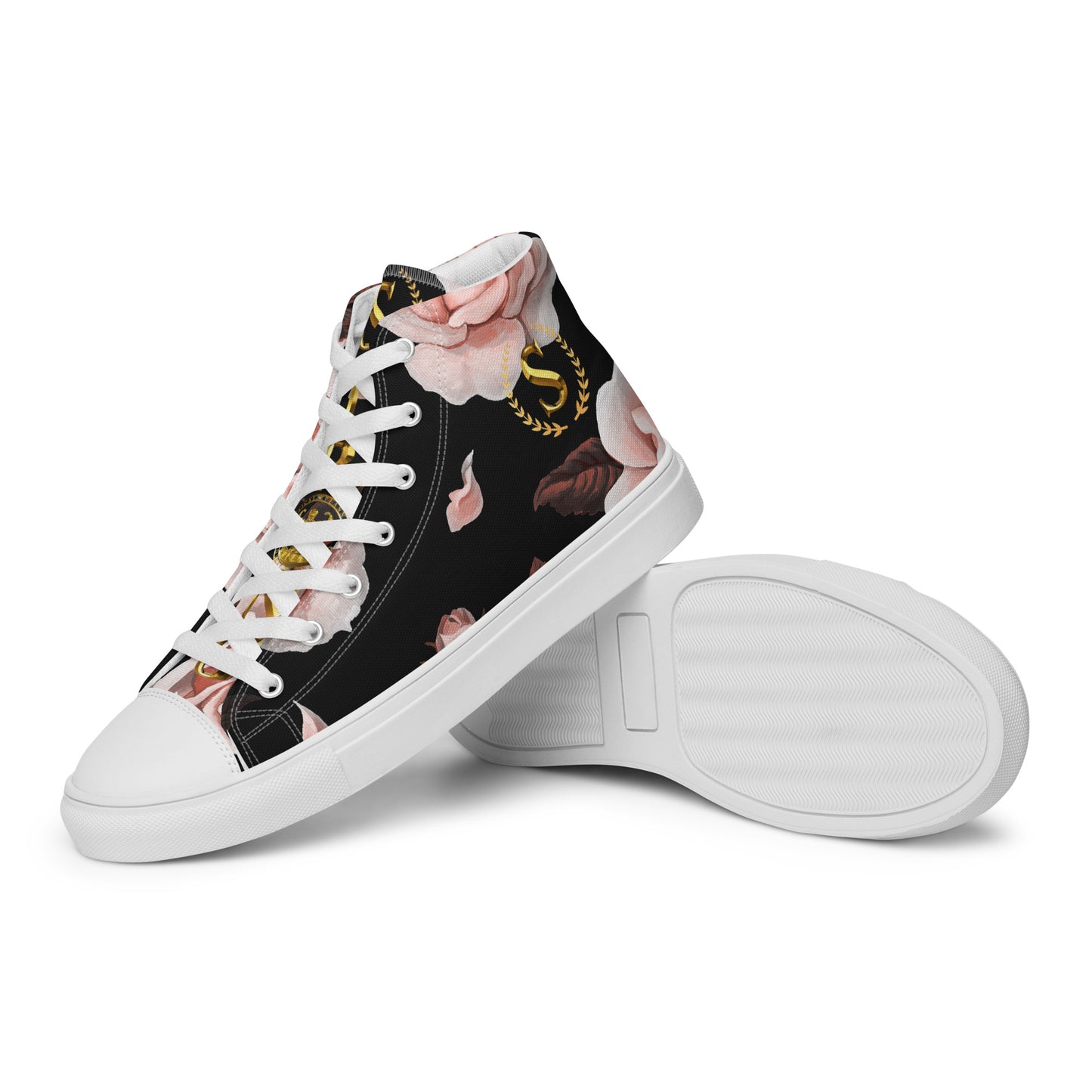 Men’s high top canvas shoes