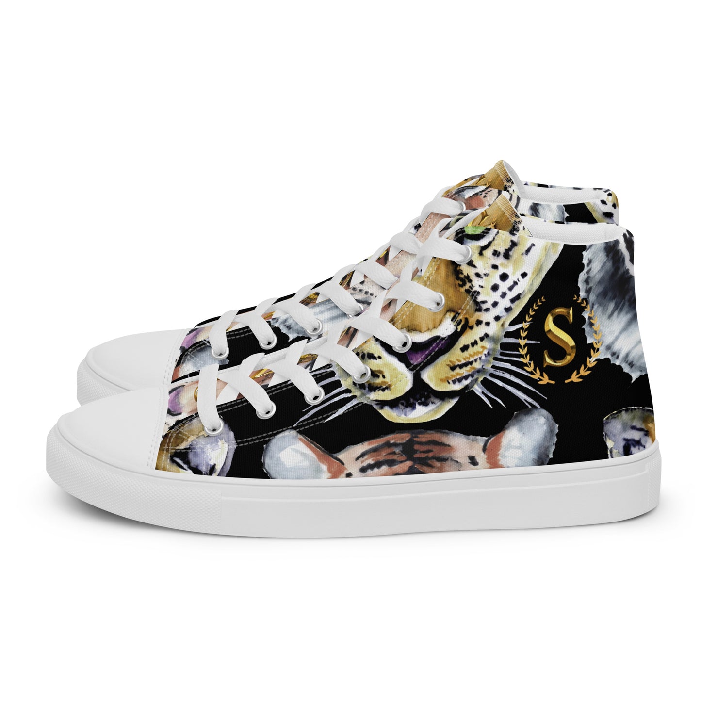 Men’s high top canvas shoes