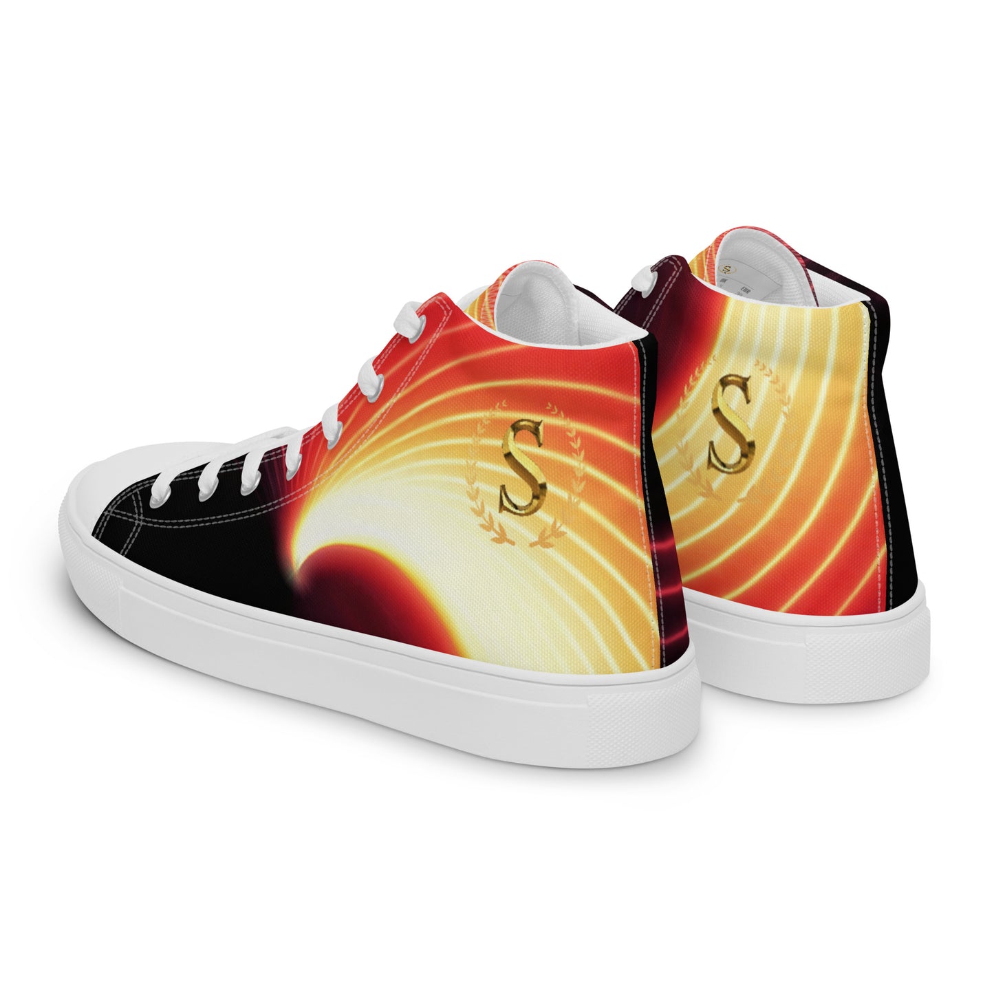 Men’s high top canvas shoes