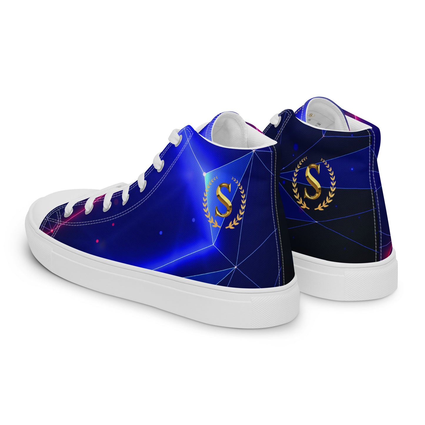 Men’s high top canvas shoes