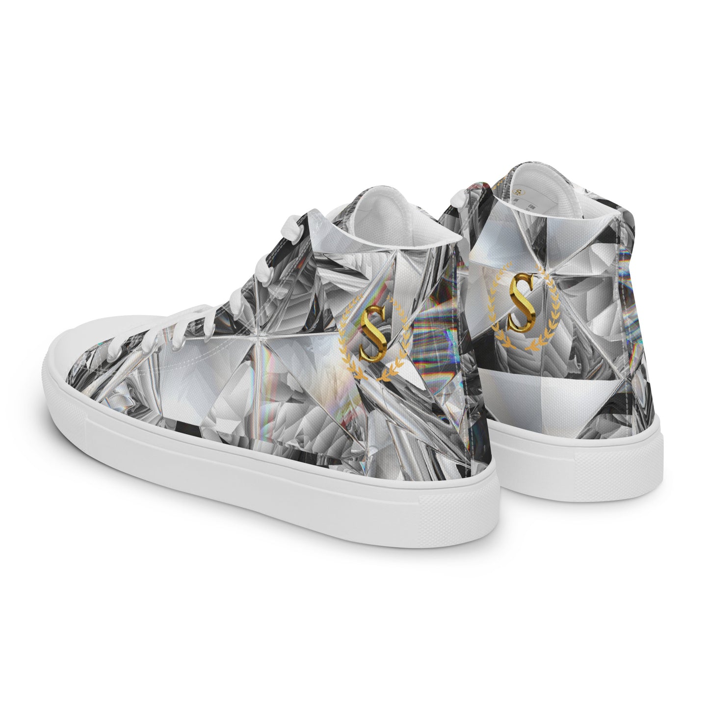 Men’s high top canvas shoes