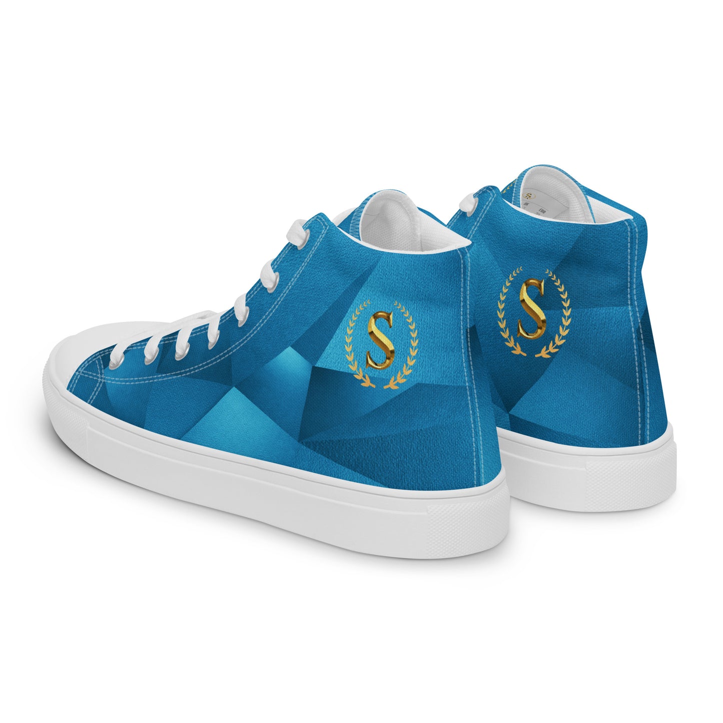 Men’s high top canvas shoes