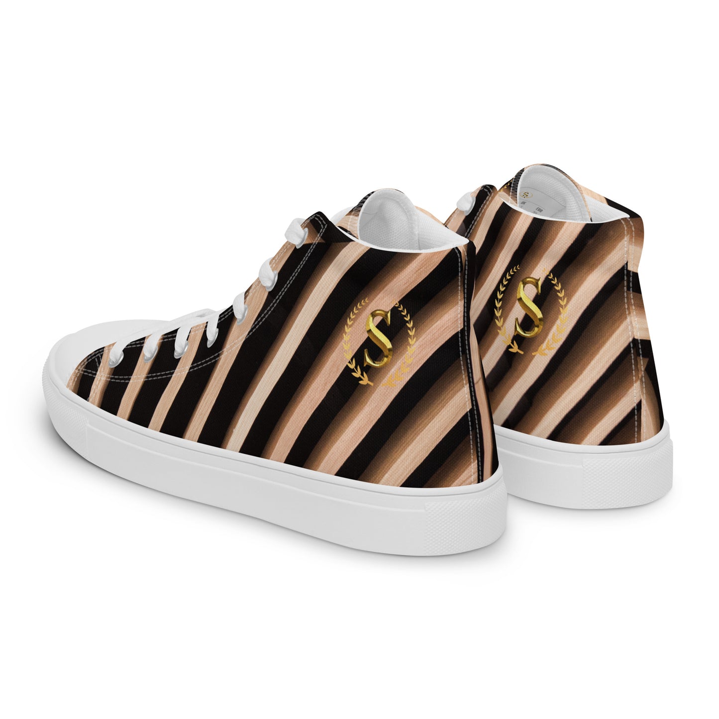 Men’s high top canvas shoes