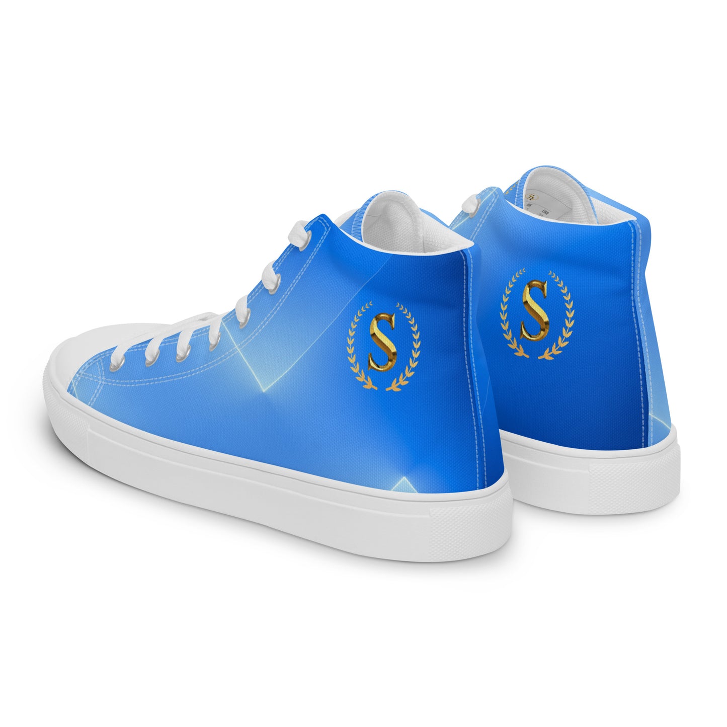 Men’s high top canvas shoes