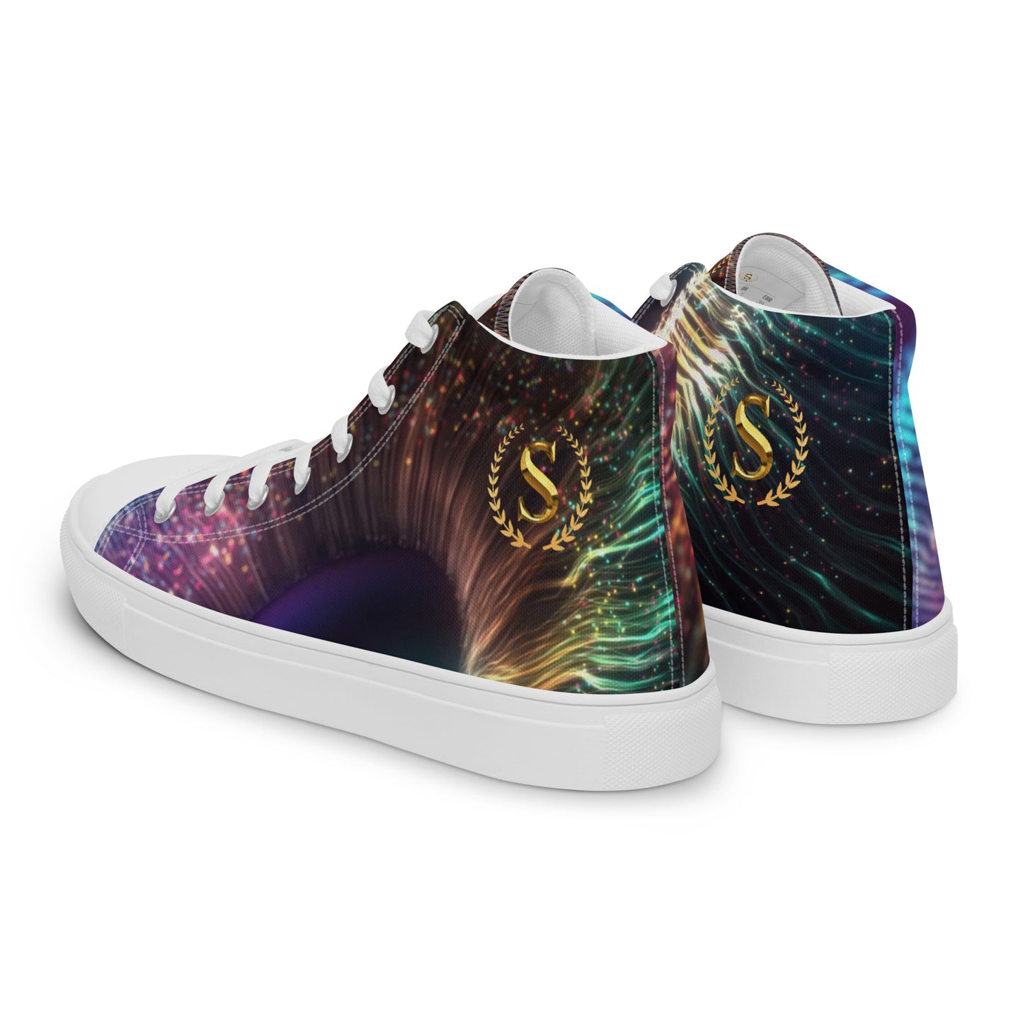 Men’s high top canvas shoes