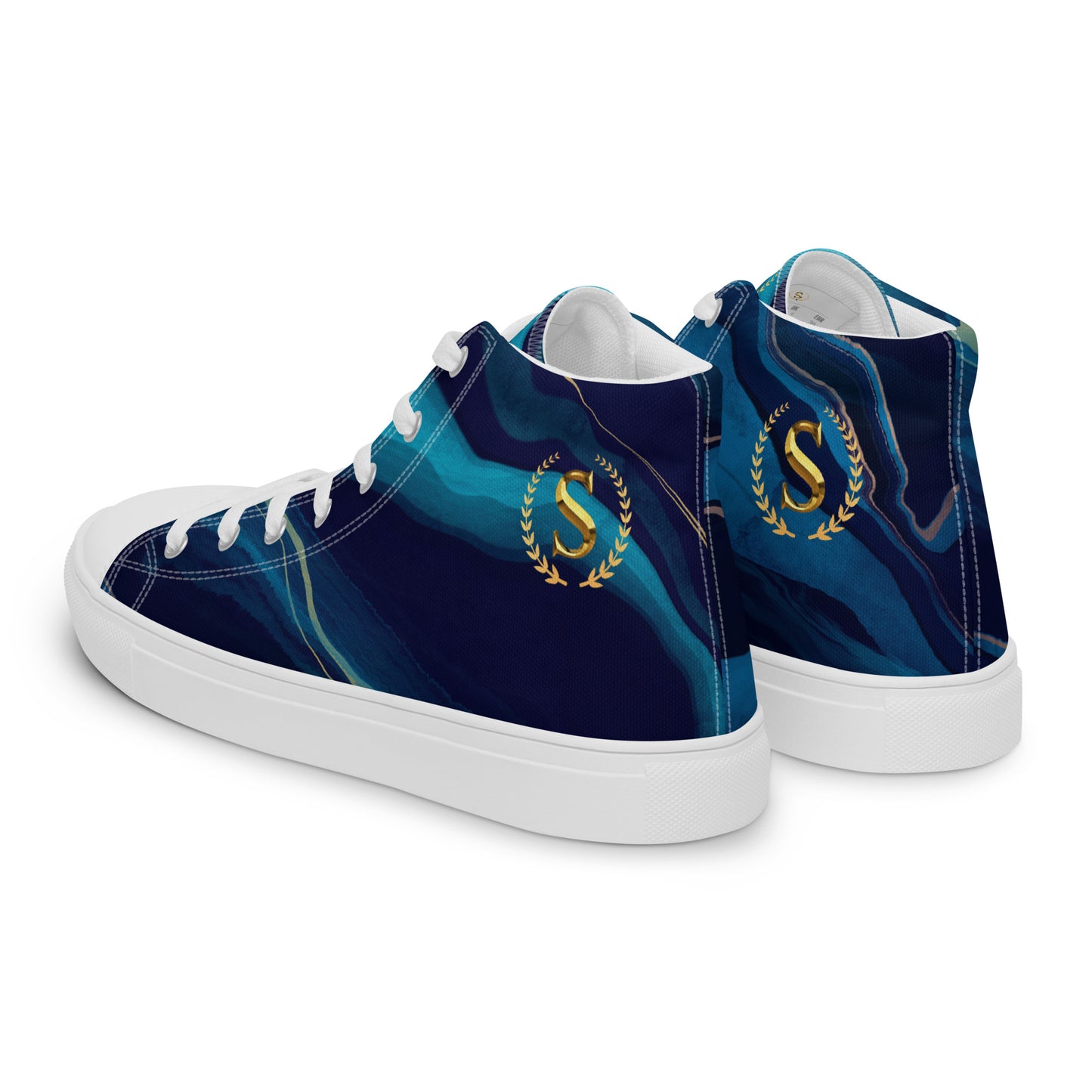 Men’s high top canvas shoes