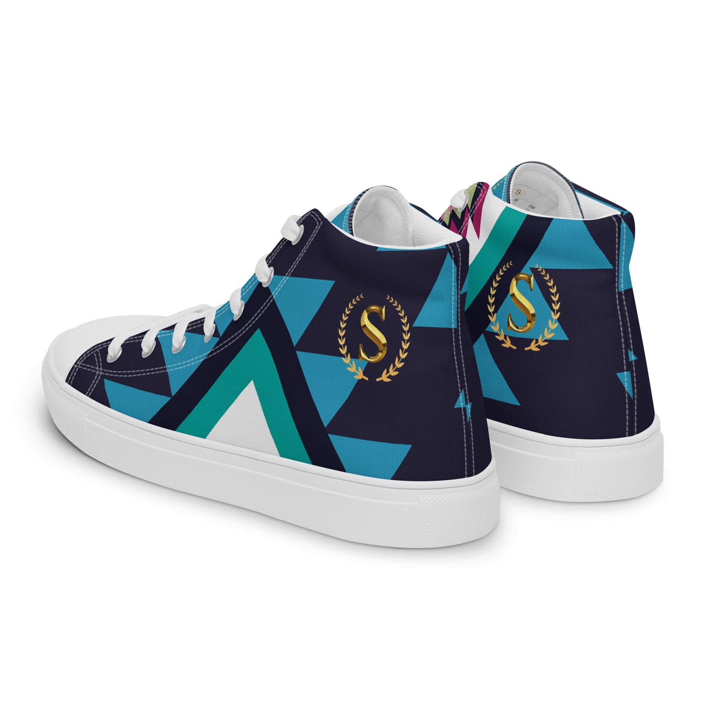 Men’s high top canvas shoes