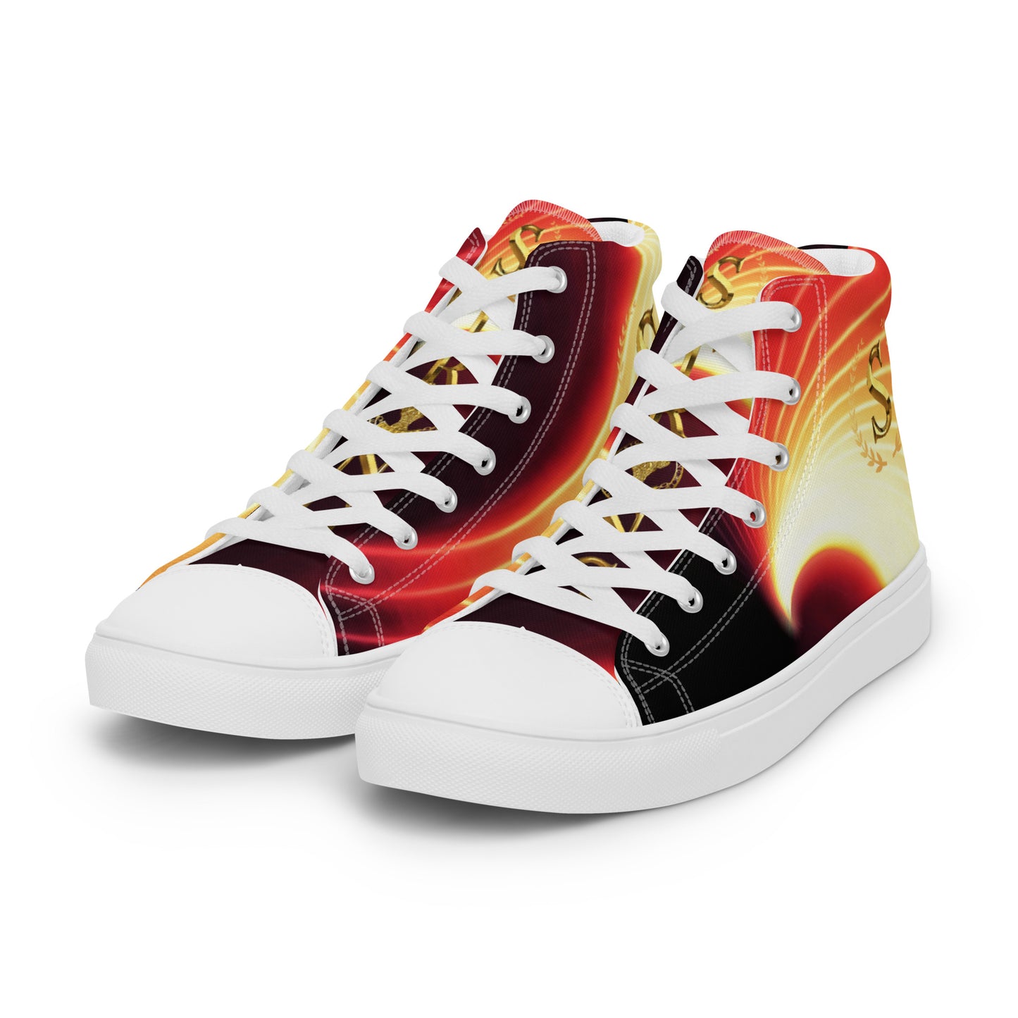 Men’s high top canvas shoes