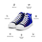 Men’s high top canvas shoes