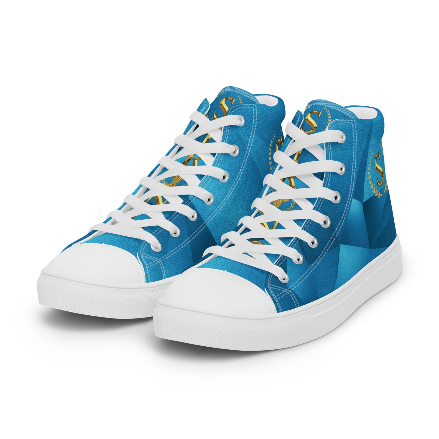 Men’s high top canvas shoes