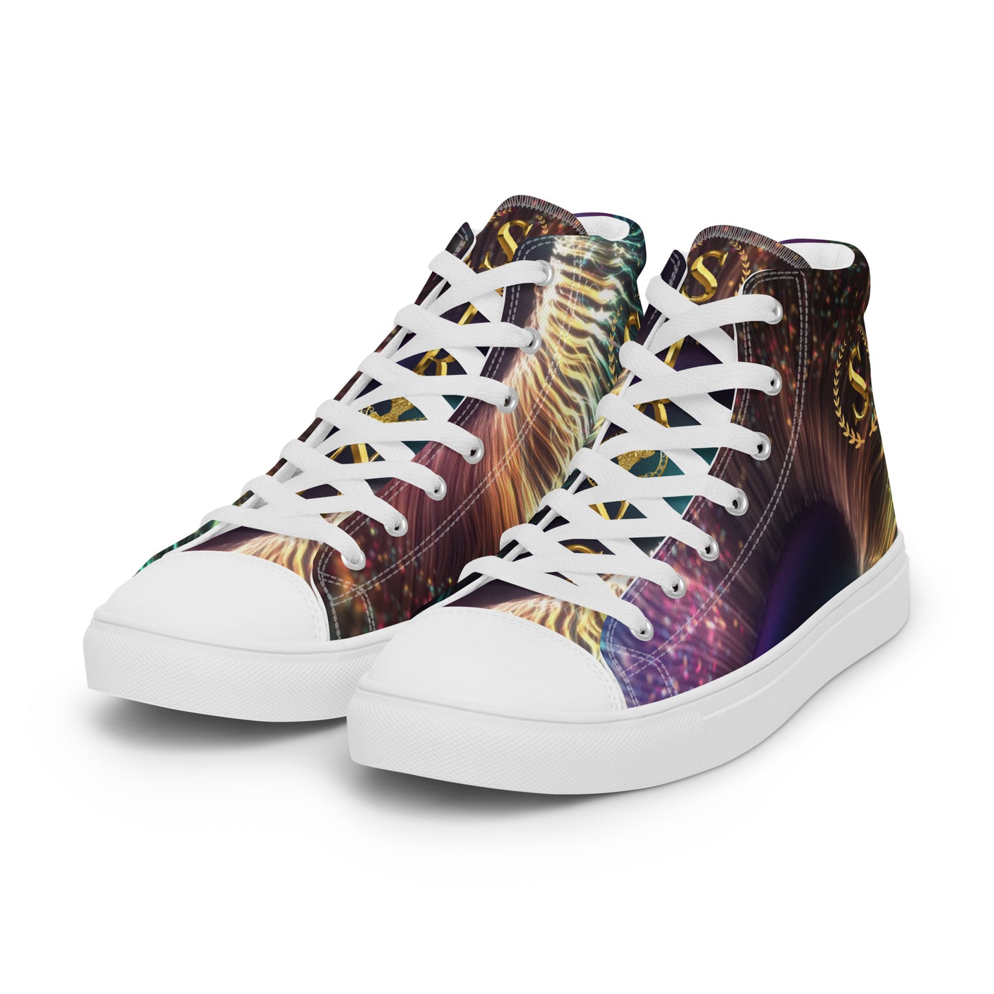 Men’s high top canvas shoes