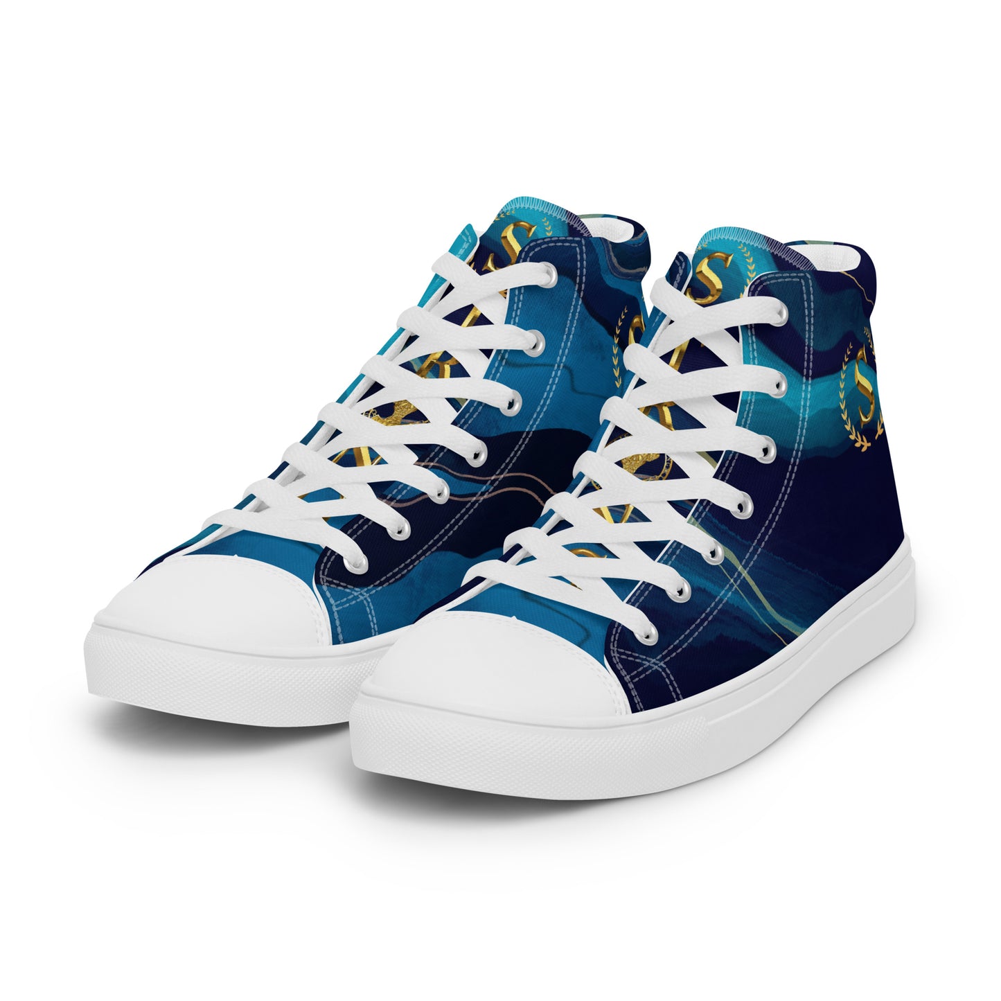 Men’s high top canvas shoes