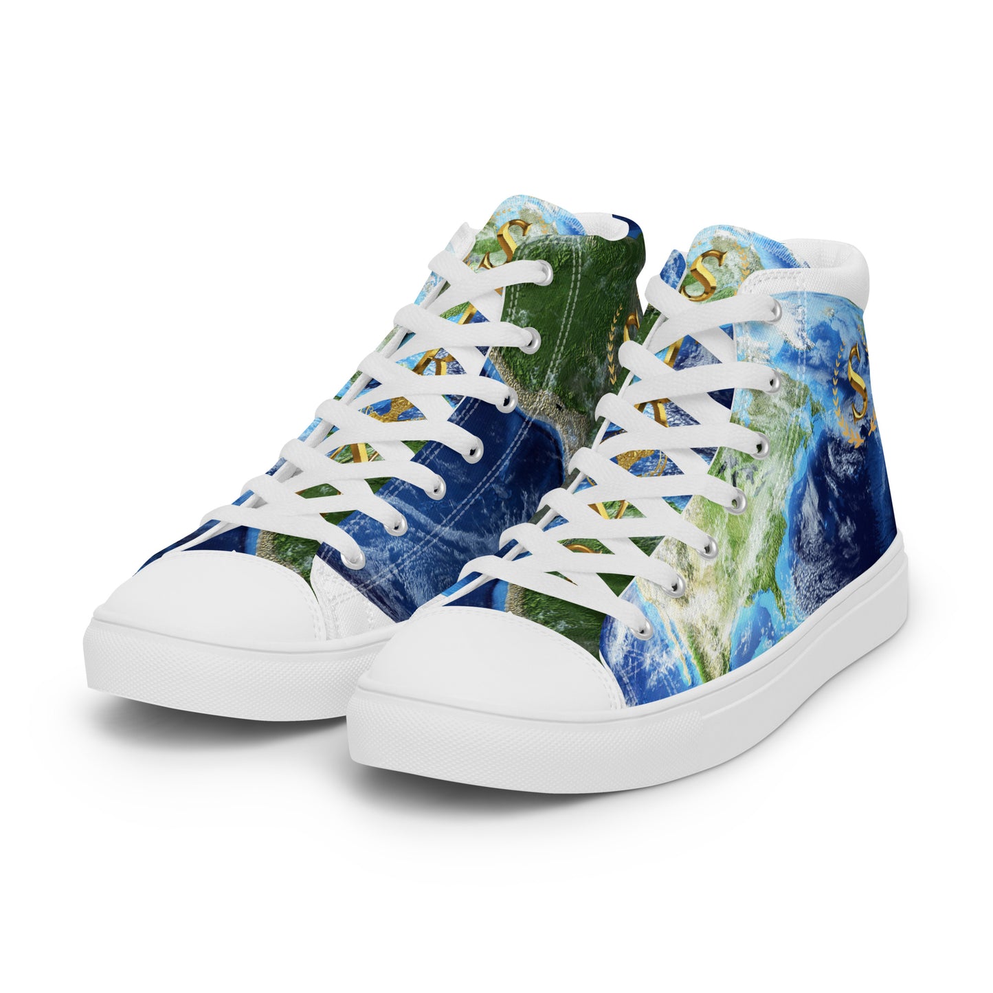 Men’s high top canvas shoes