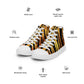 Men’s high top canvas shoes