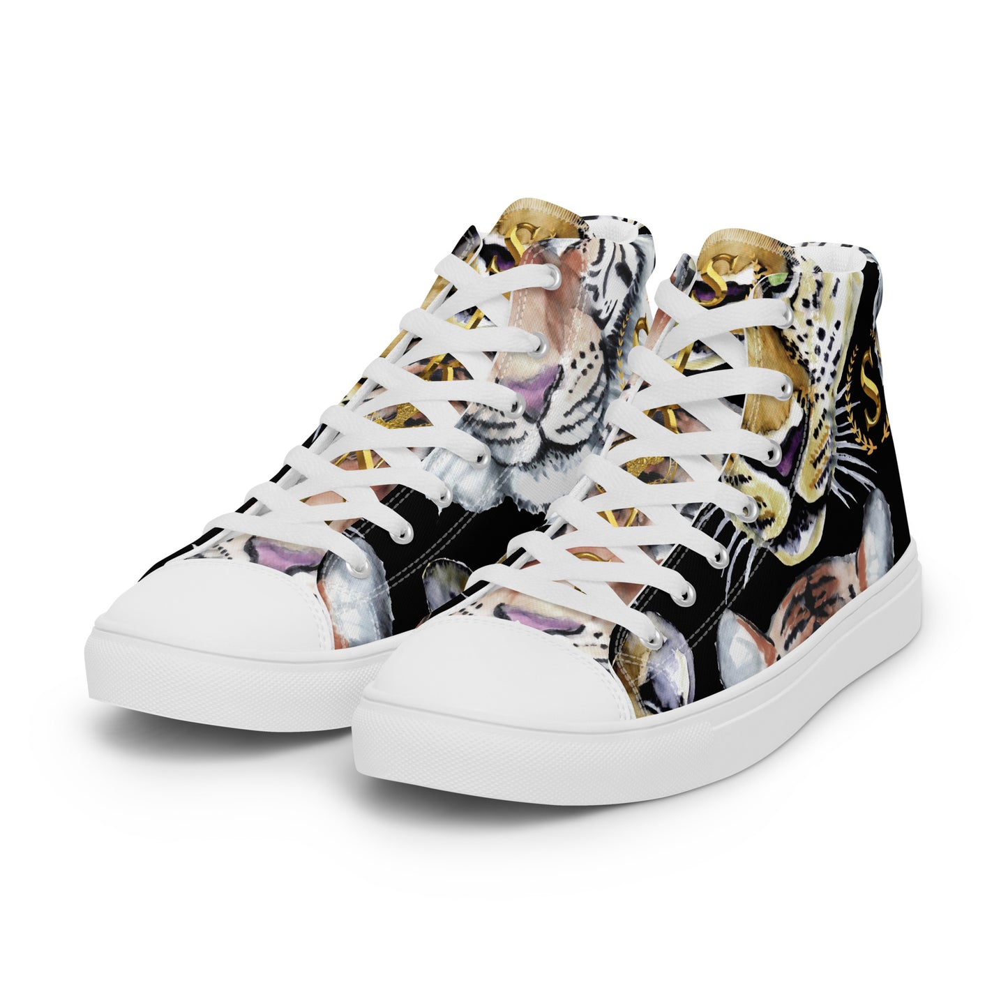 Men’s high top canvas shoes