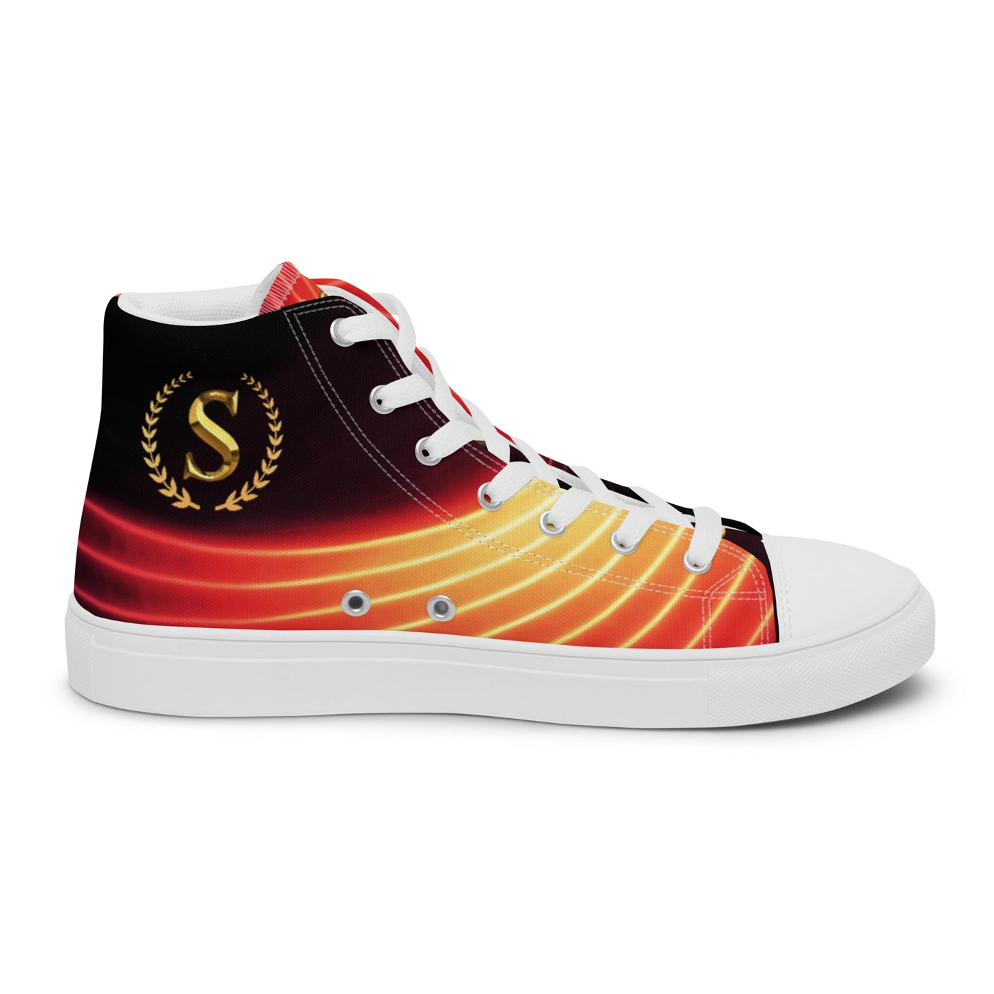 Men’s high top canvas shoes