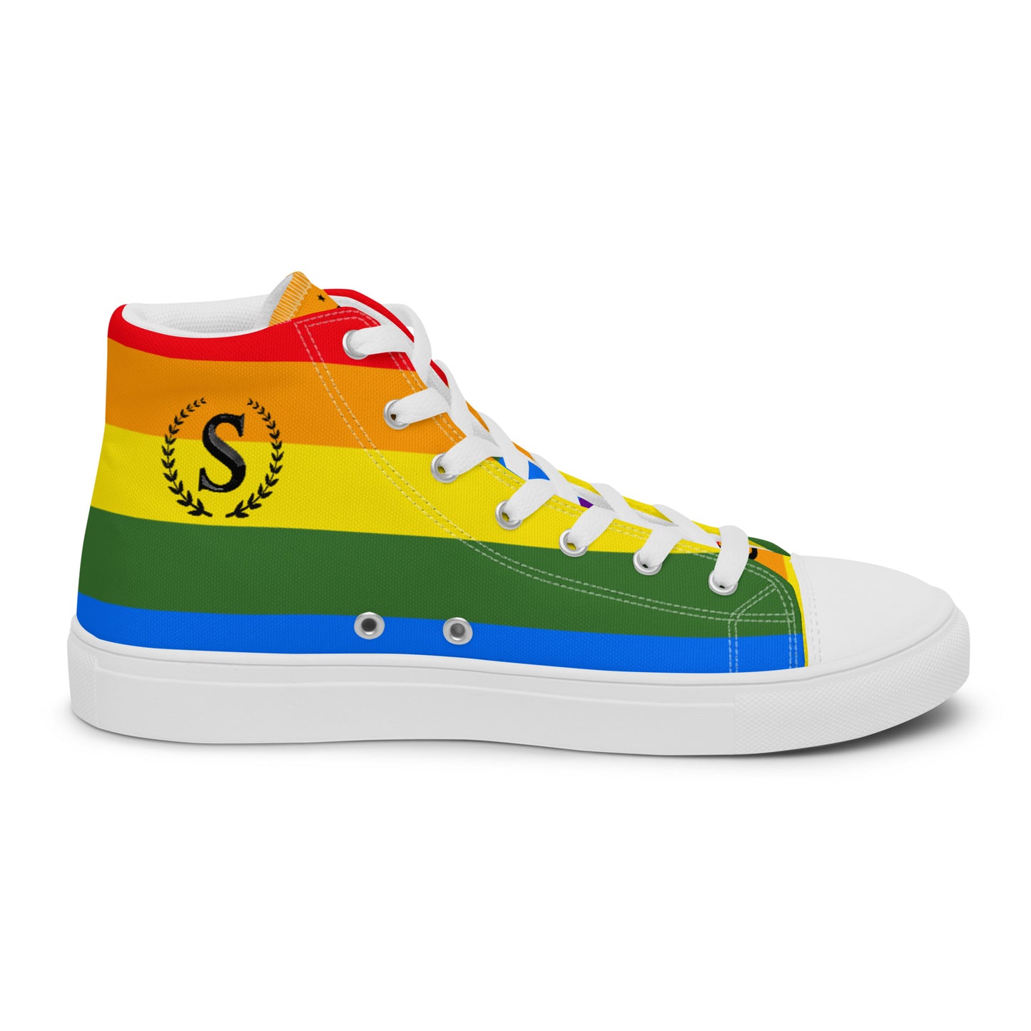 Men’s high top canvas shoes