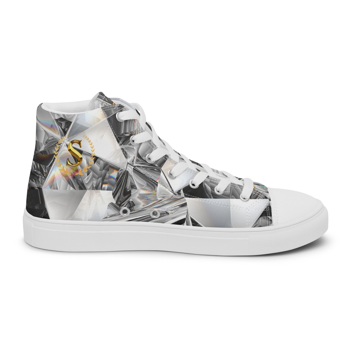 Men’s high top canvas shoes