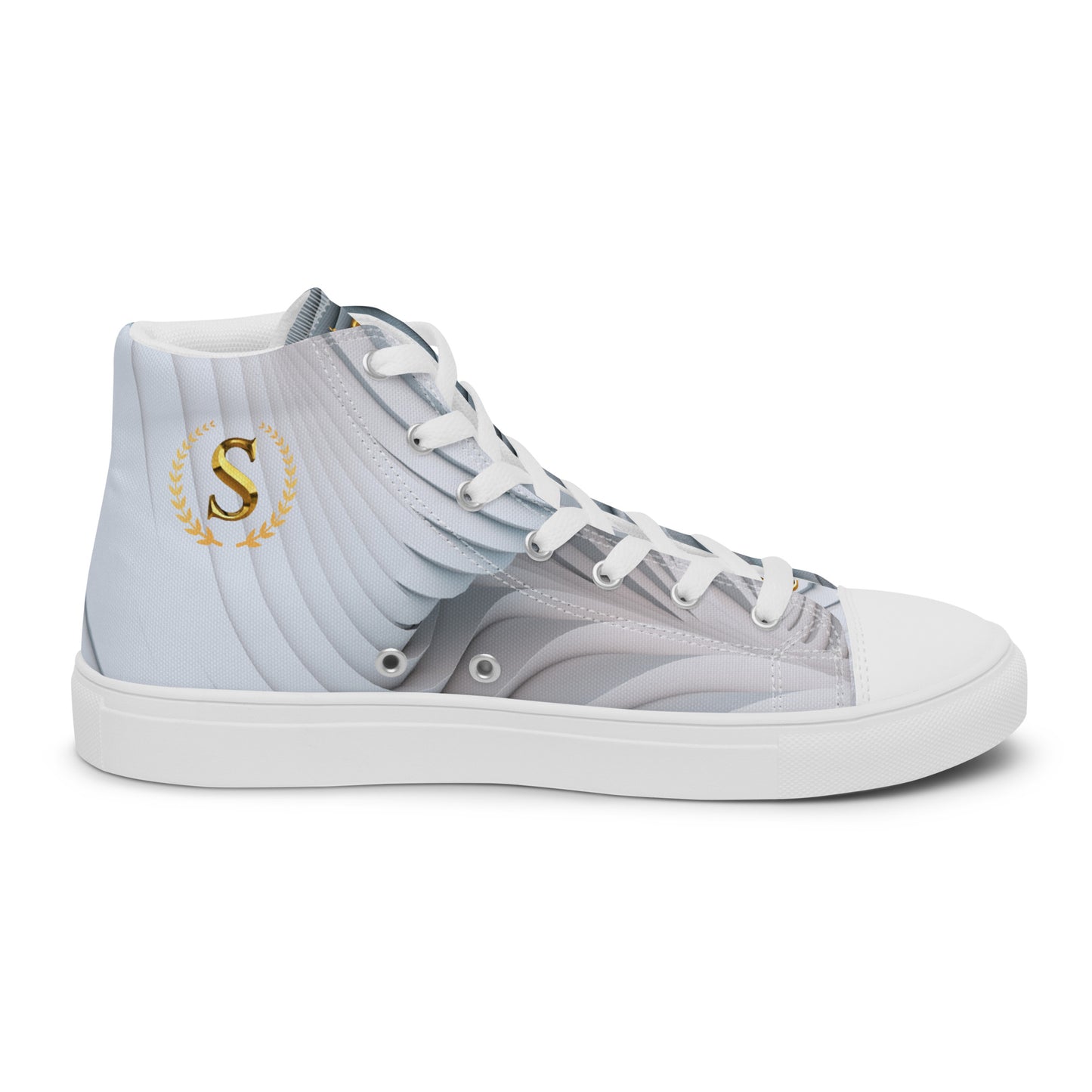 Men’s high top canvas shoes