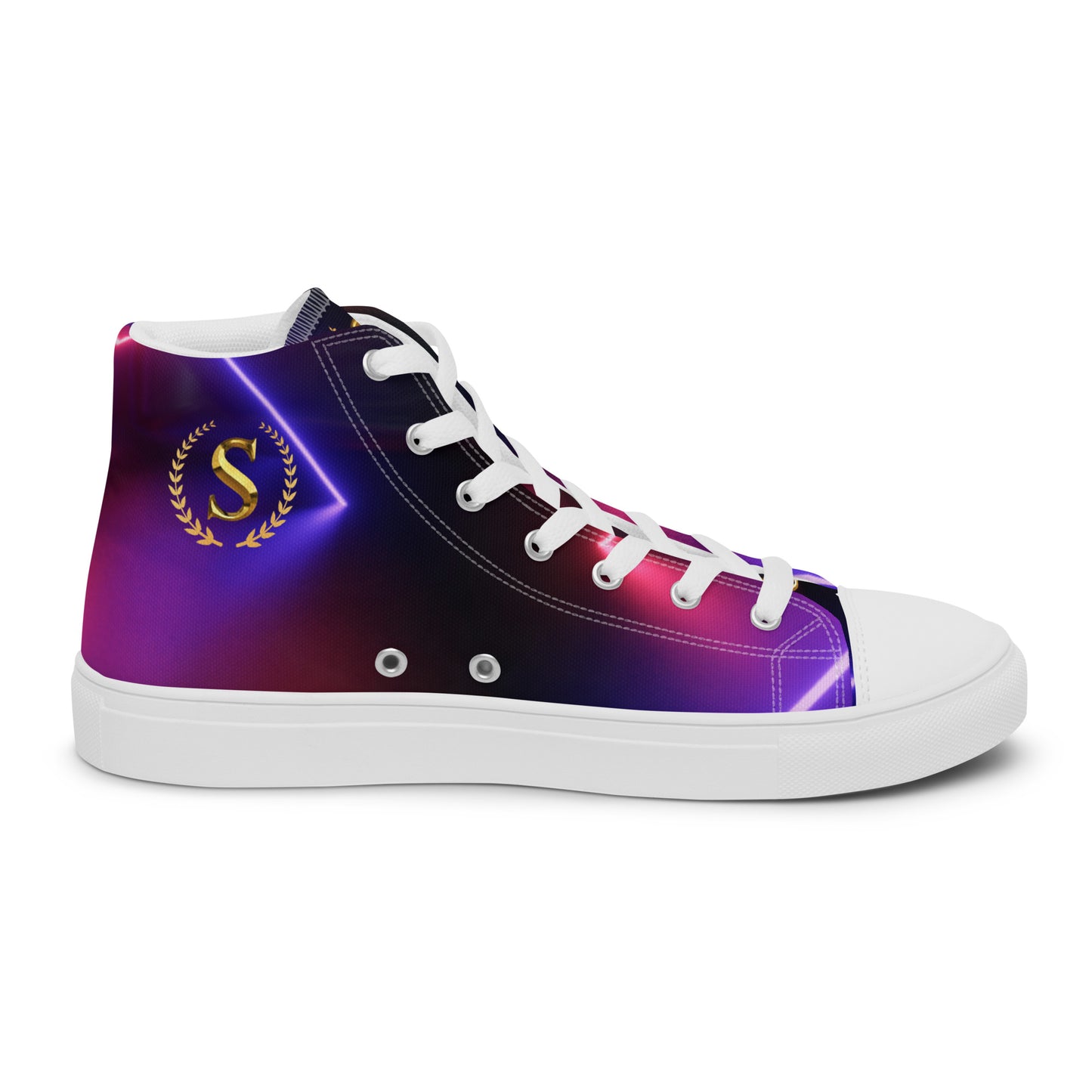 Men’s high top canvas shoes