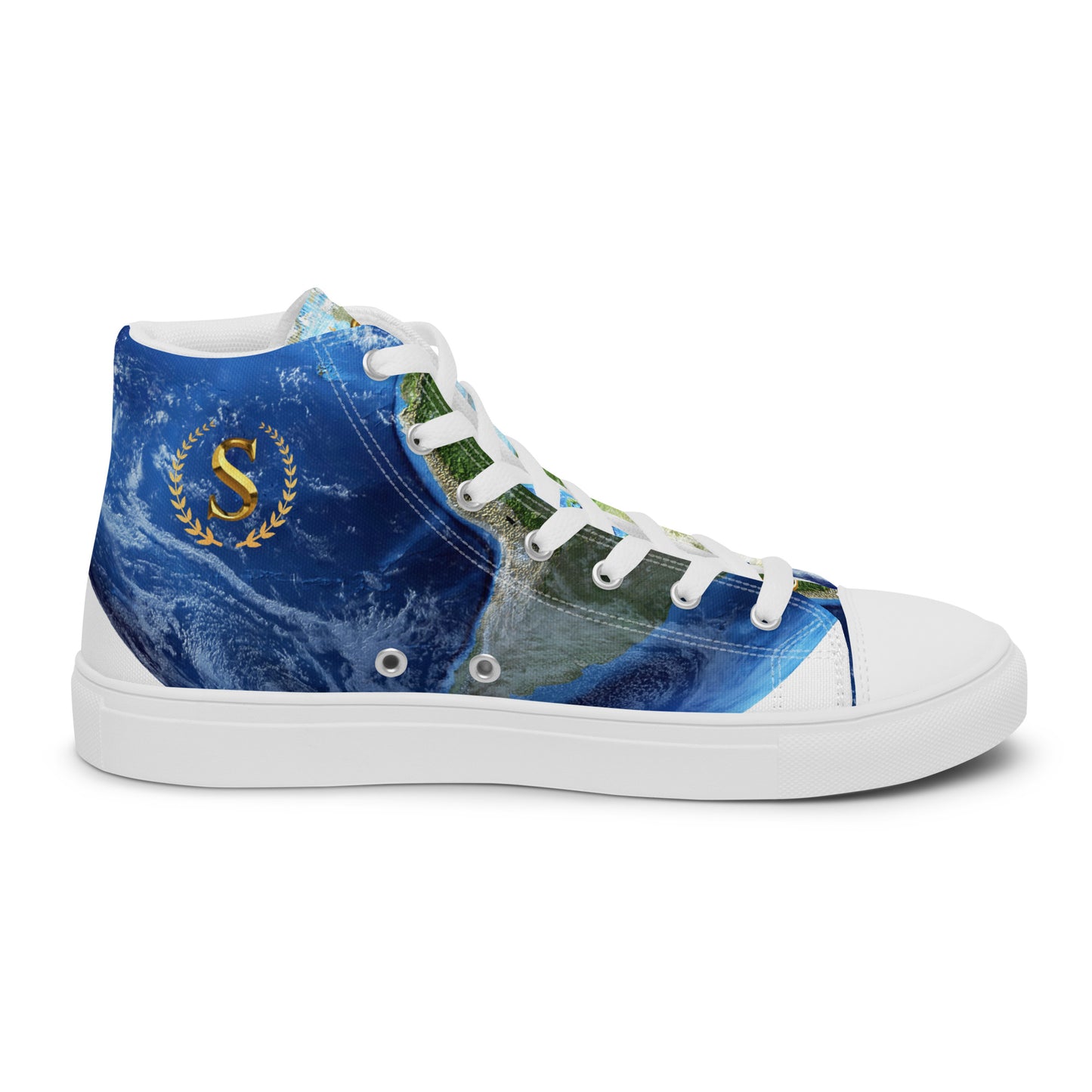 Men’s high top canvas shoes