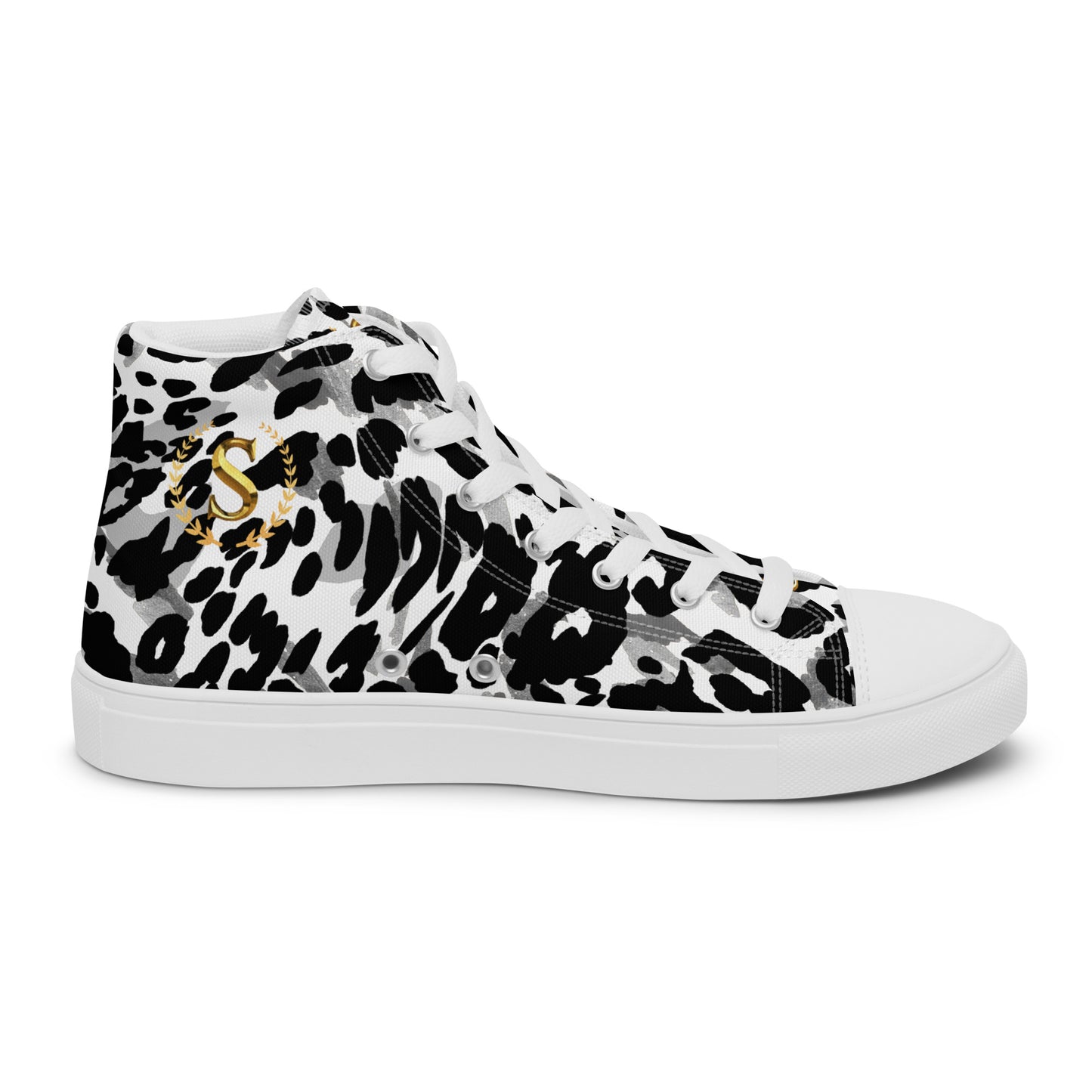 Men’s high top canvas shoes