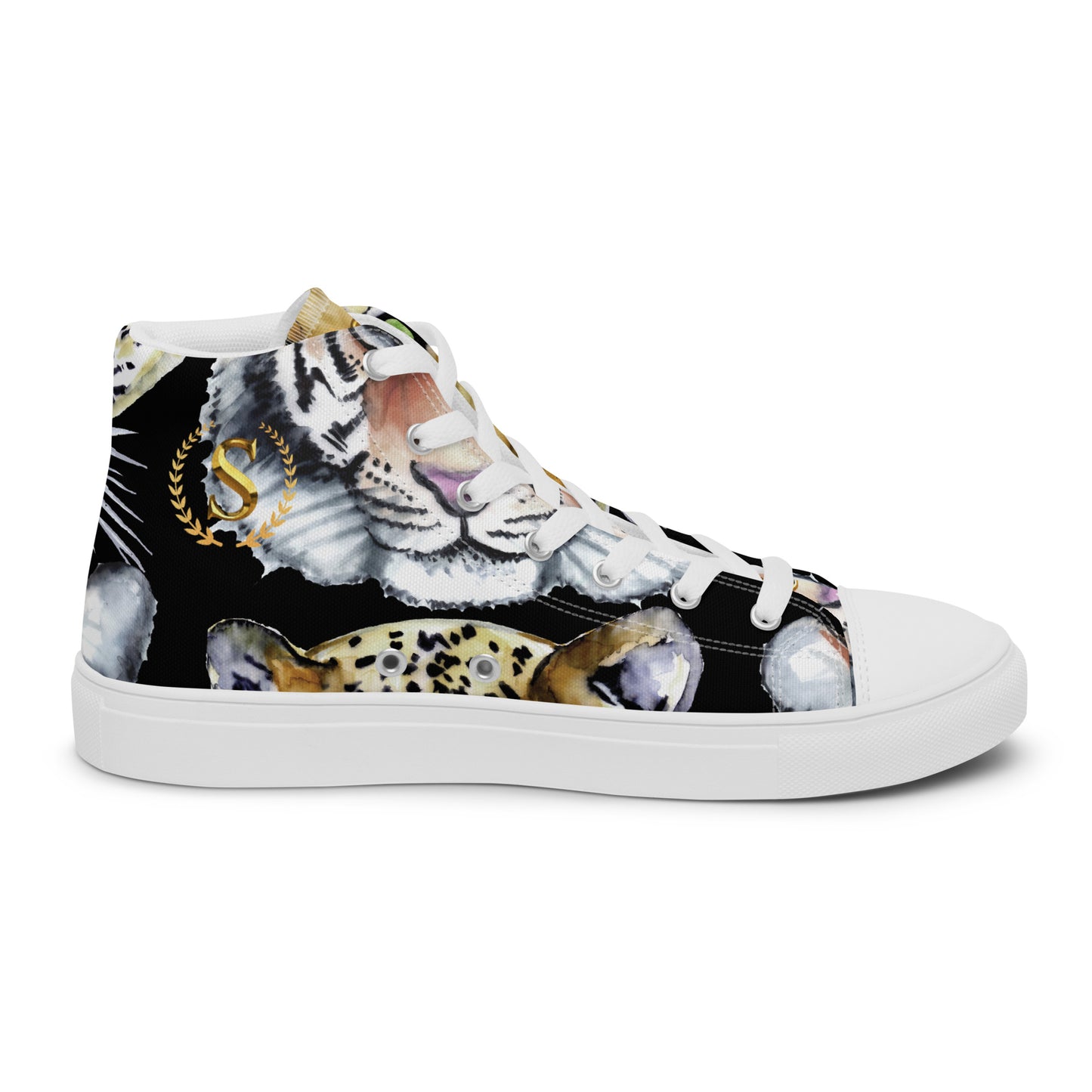 Men’s high top canvas shoes