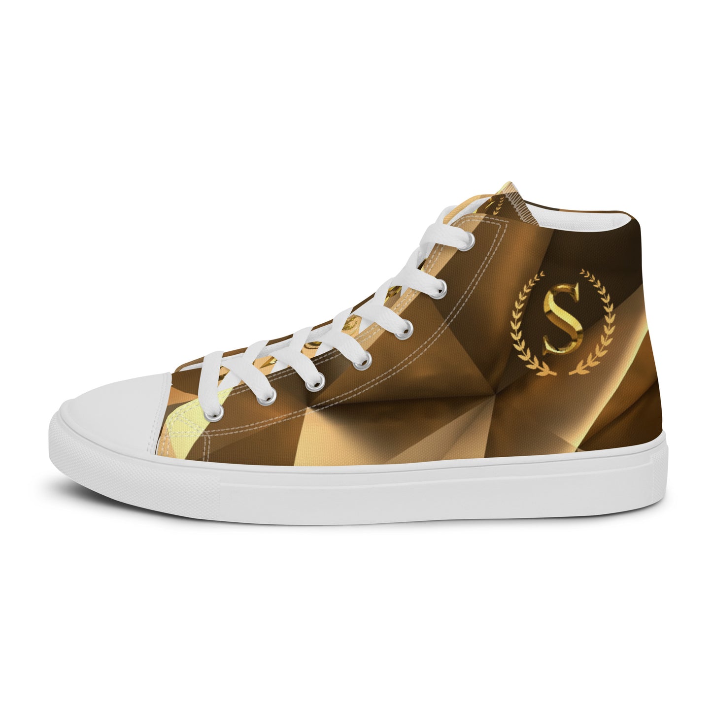 Men’s high top canvas shoes