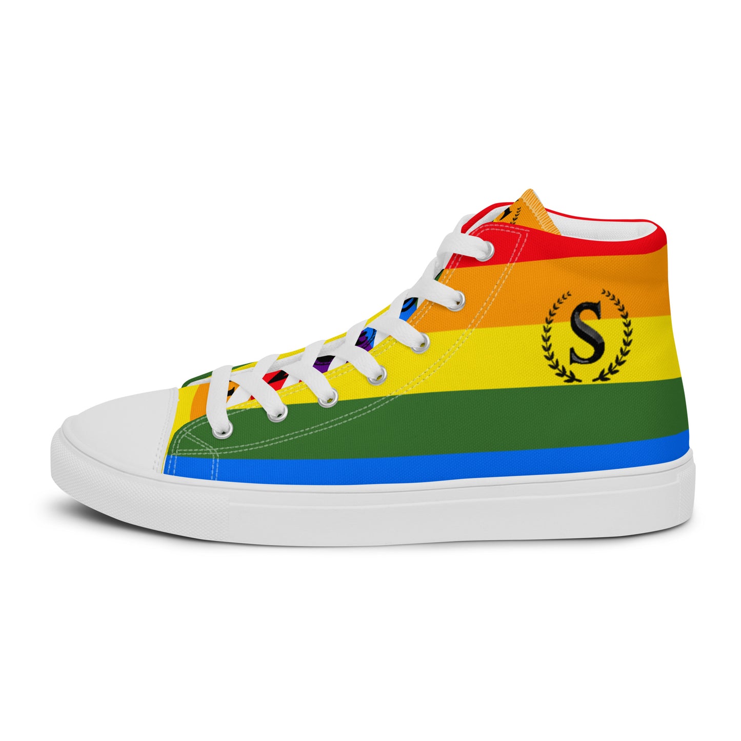 Men’s high top canvas shoes