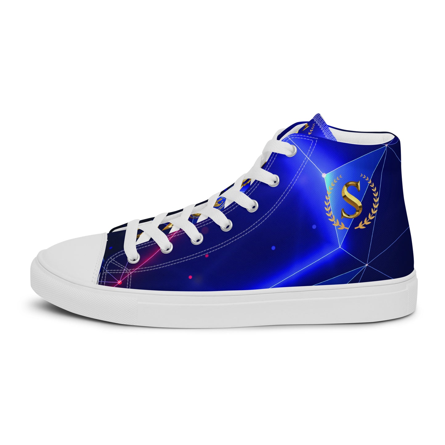 Men’s high top canvas shoes