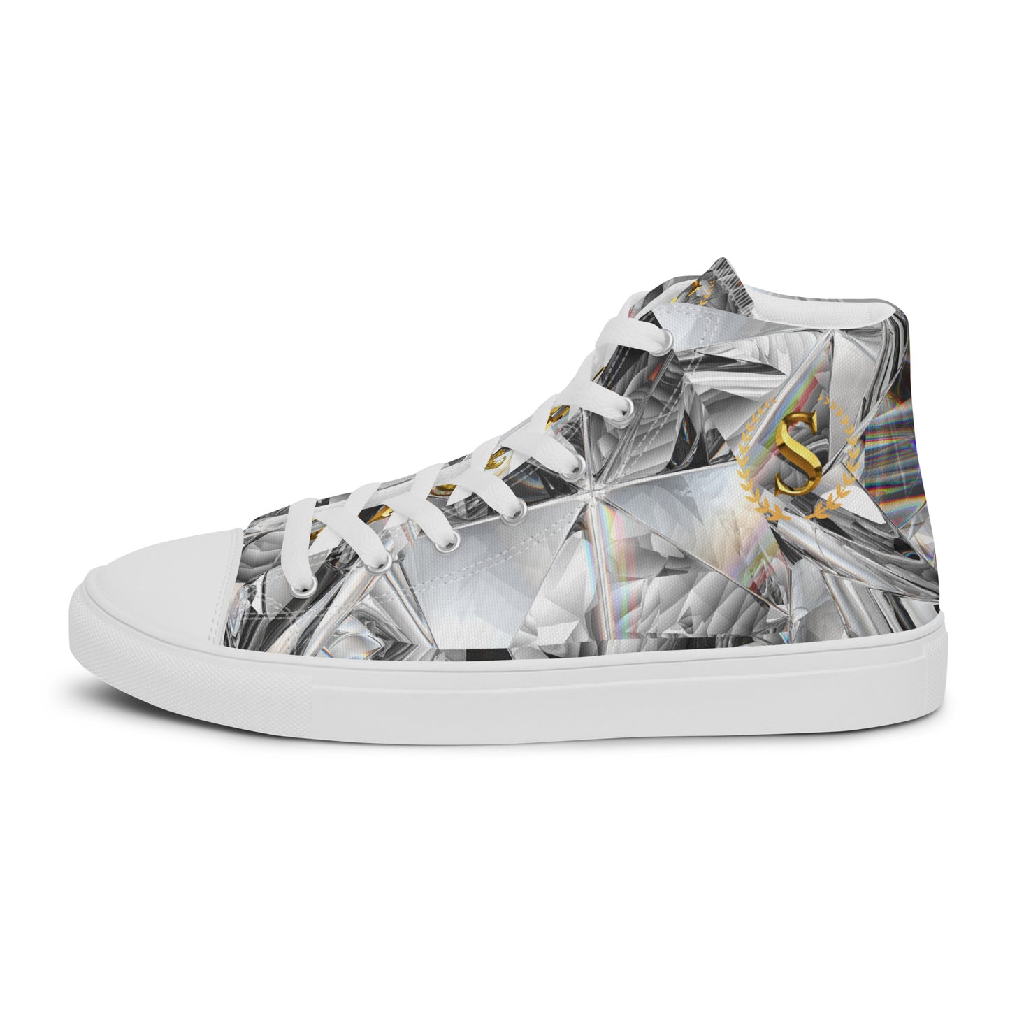 Men’s high top canvas shoes