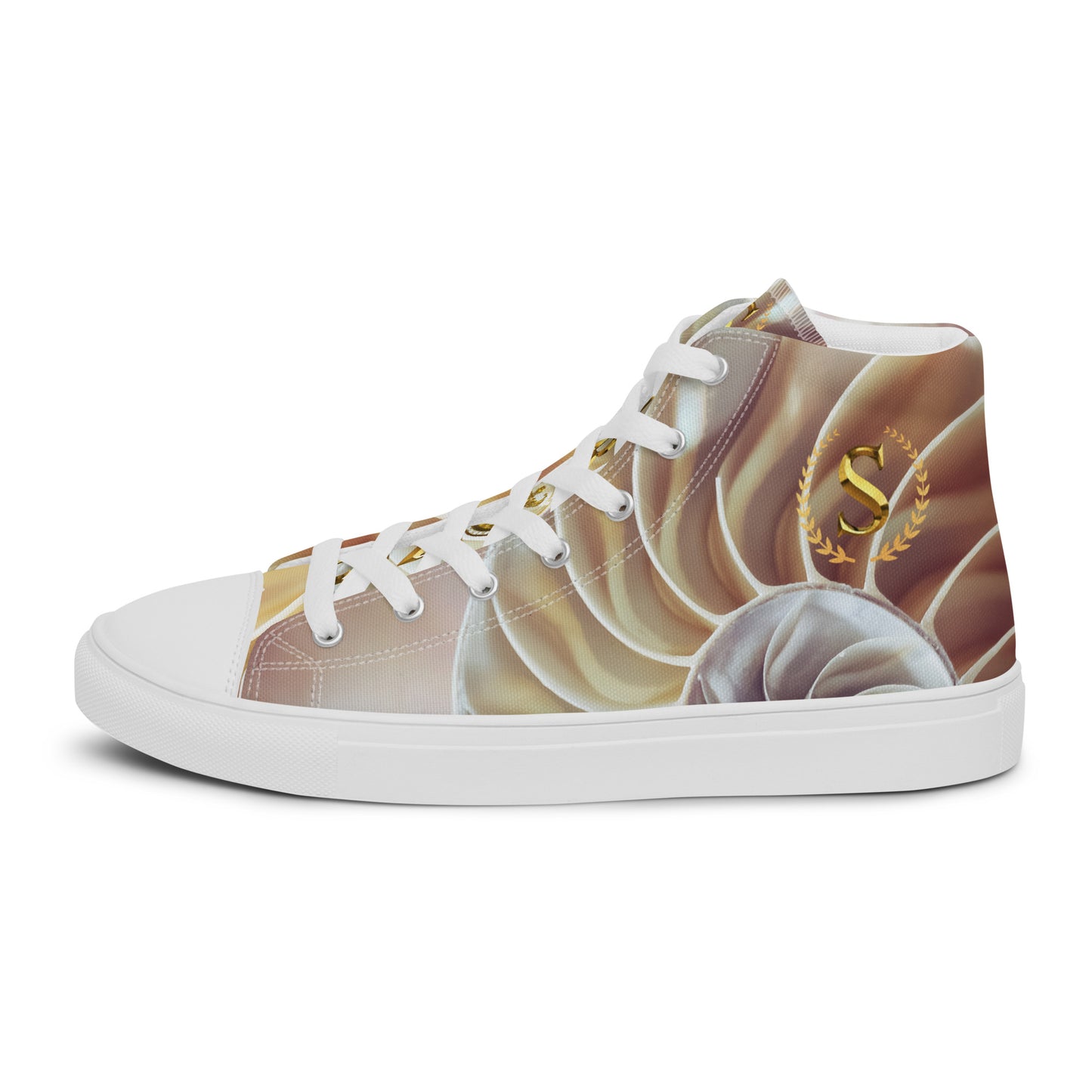 Men’s high top canvas shoes