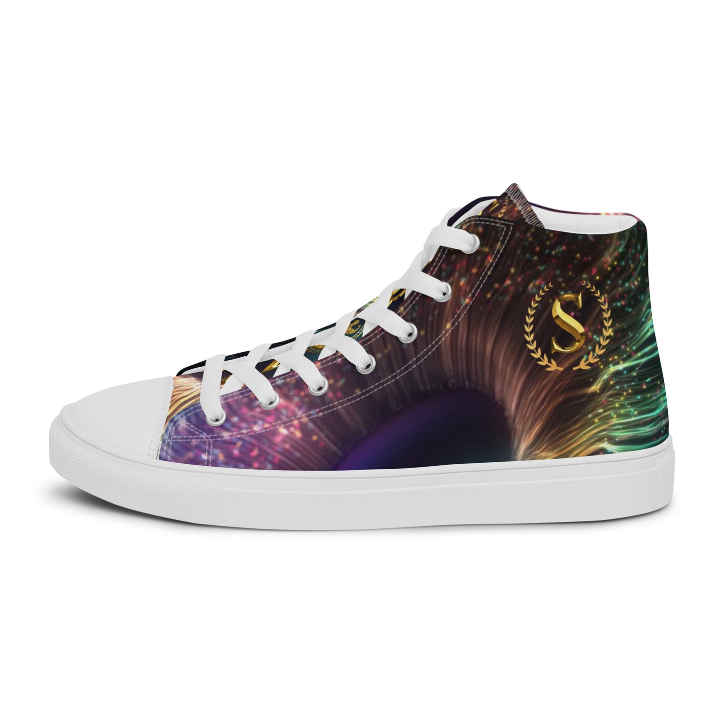 Men’s high top canvas shoes