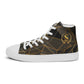 Men’s high top canvas shoes