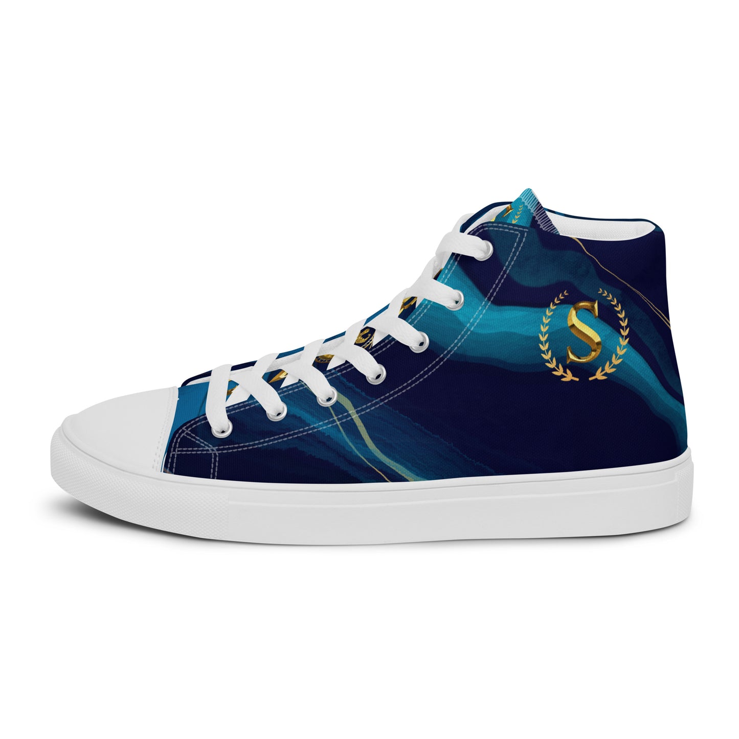 Men’s high top canvas shoes