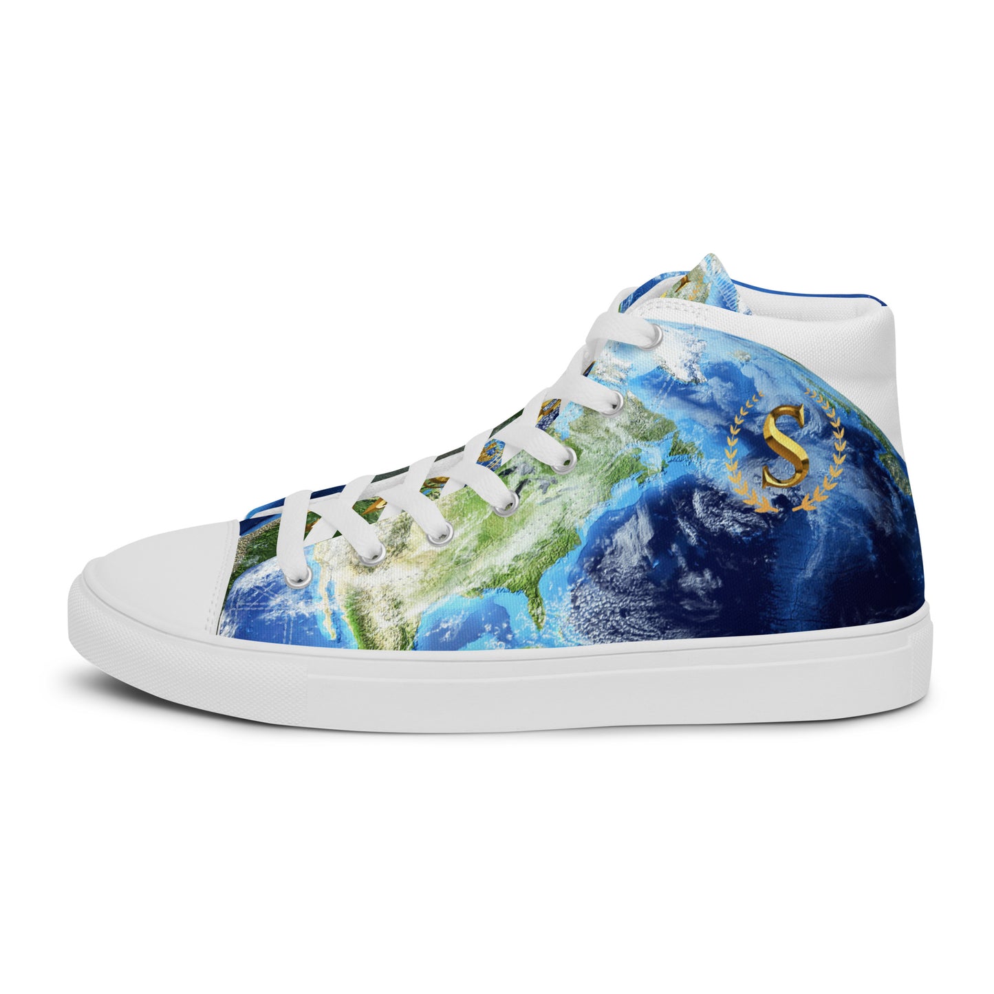 Men’s high top canvas shoes