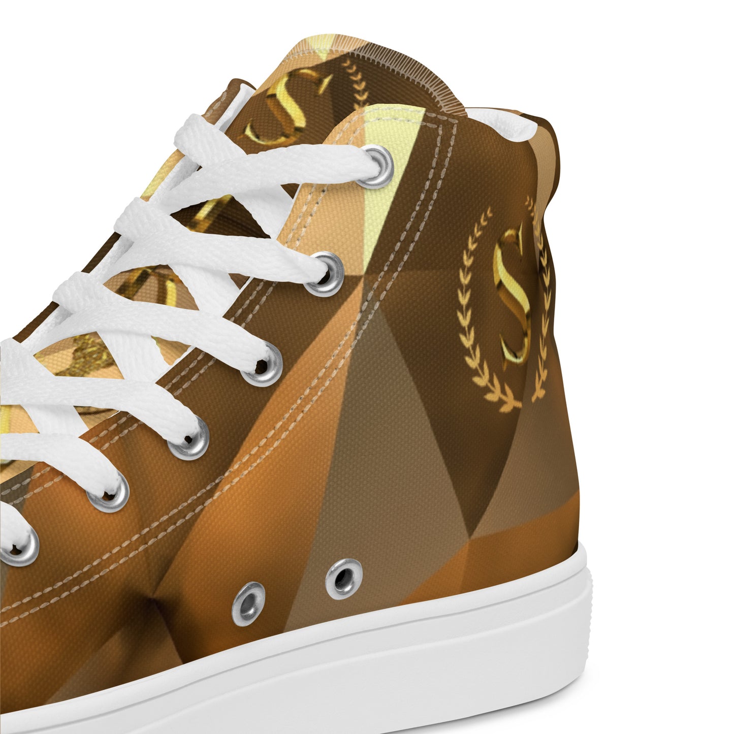 Men’s high top canvas shoes