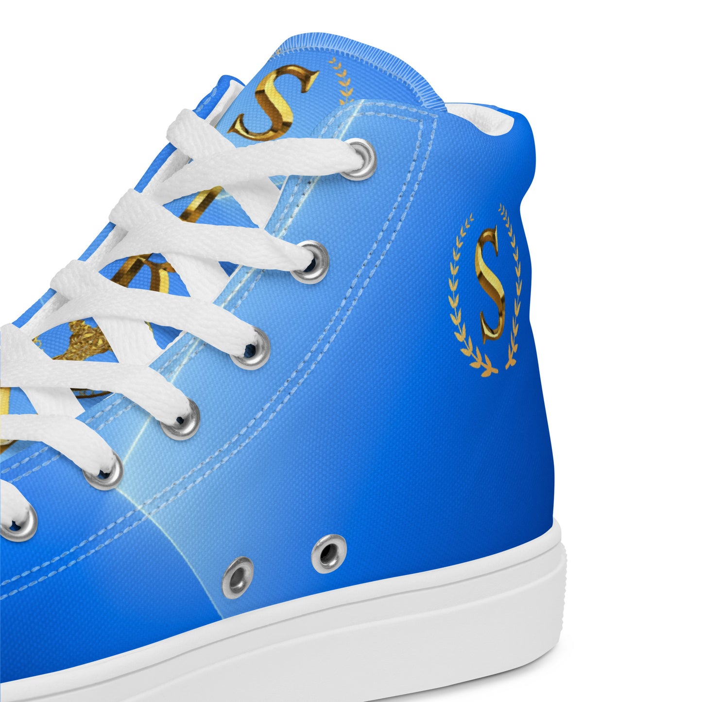 Men’s high top canvas shoes